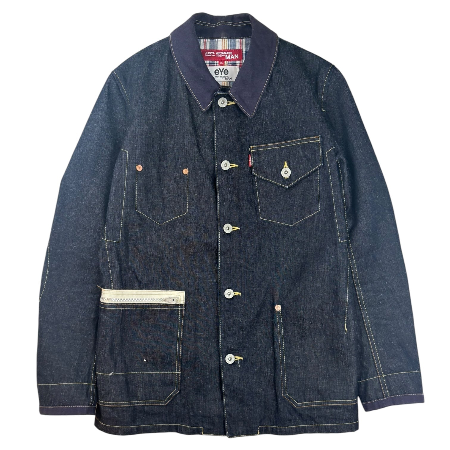 Junya Watanabe Man x Eye Comme Des Garcons x Levis SS16 Denim Chore Jacket Indigo