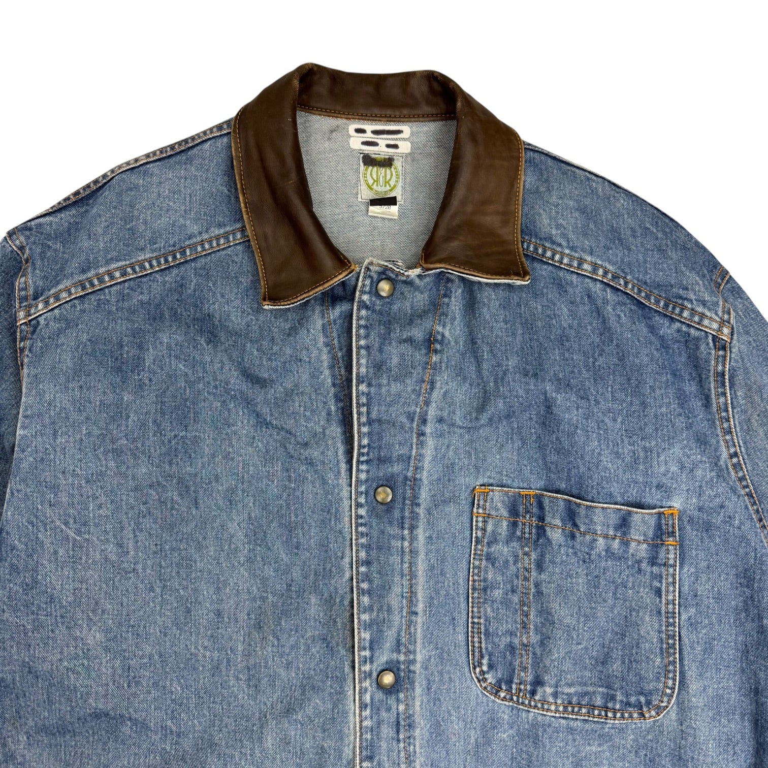 Vintage Denim Chore Coat Medium Wash