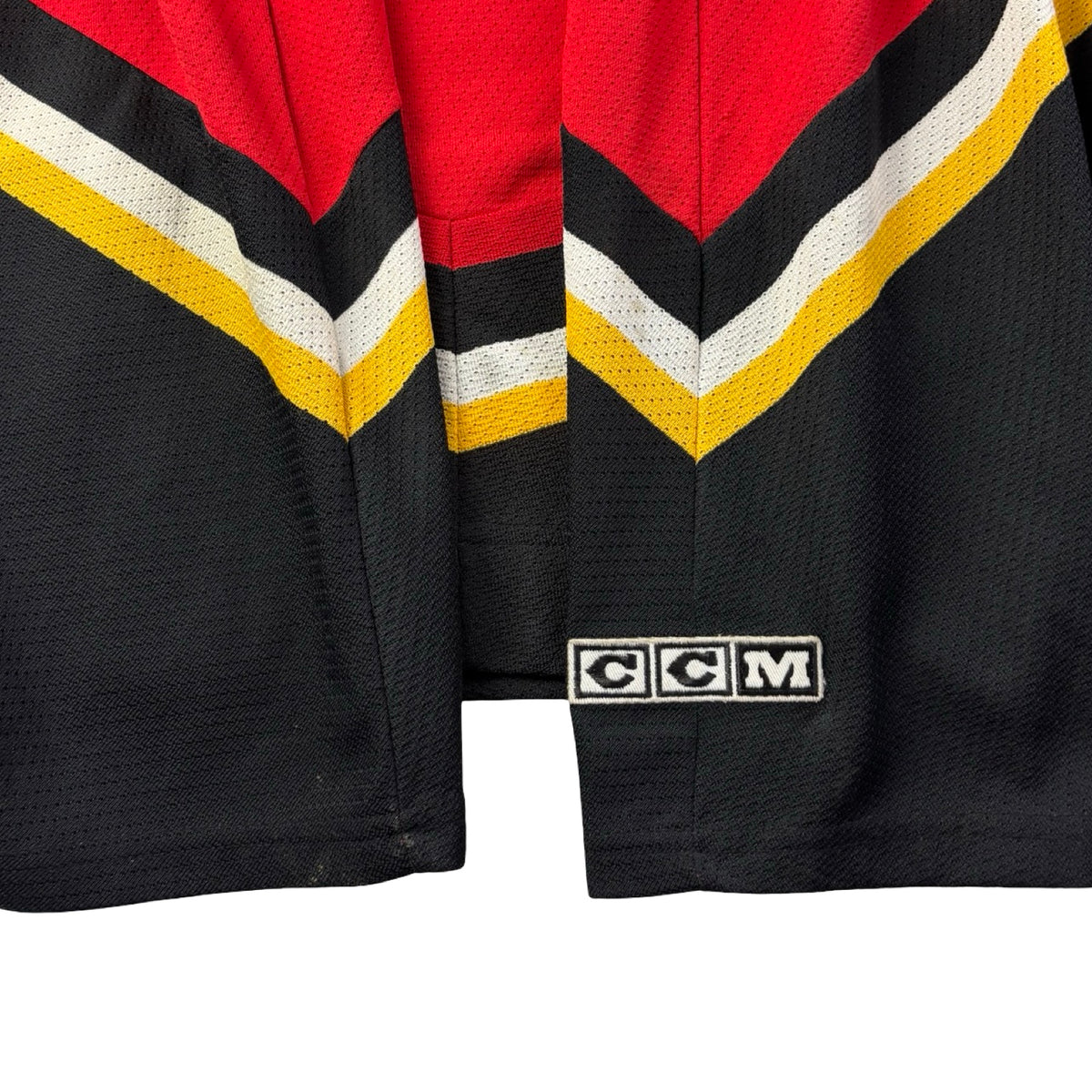 Vintage CCM Calgary Flames Chuck Kobasew NHL Home Jersey