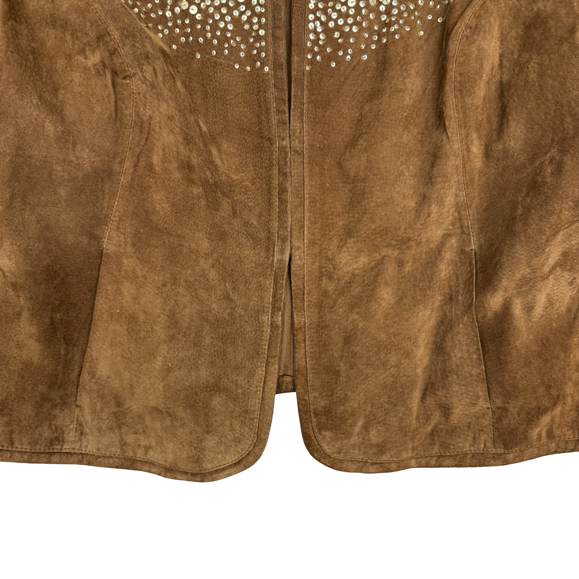(W) Vintage Guillaume Leather Jacket Brown