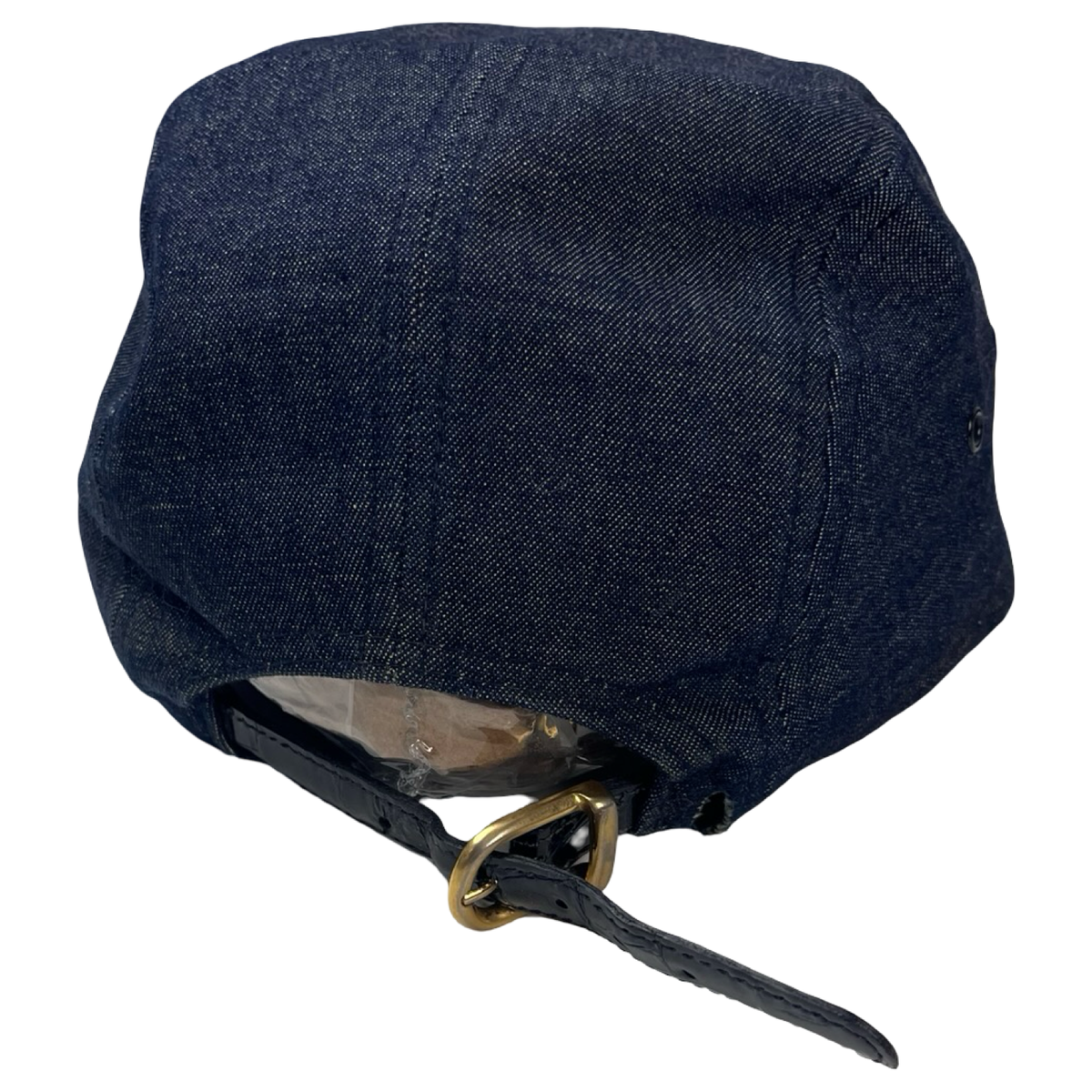 Supreme Navy Denim 5-Panel Camp Cap