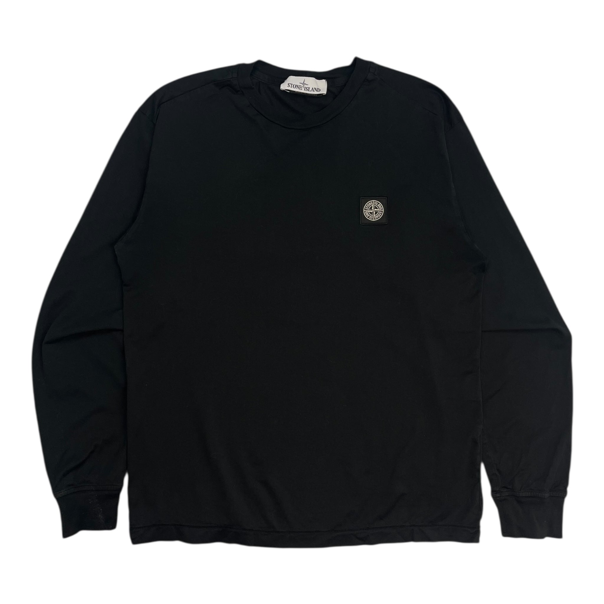 Stone Island Compass Patch L/S Black