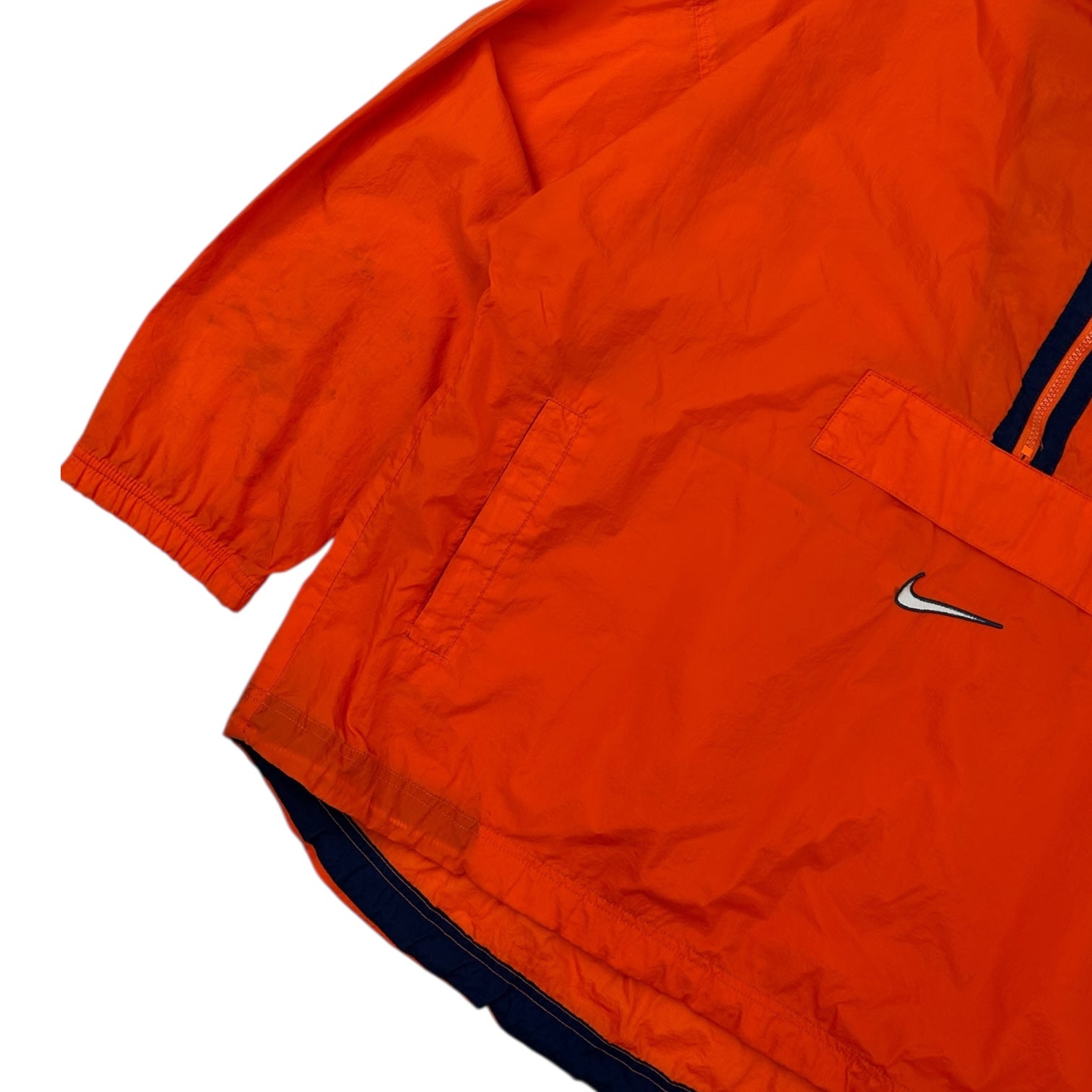 Vintage Nike Half Zip Collar Anorak Orange
