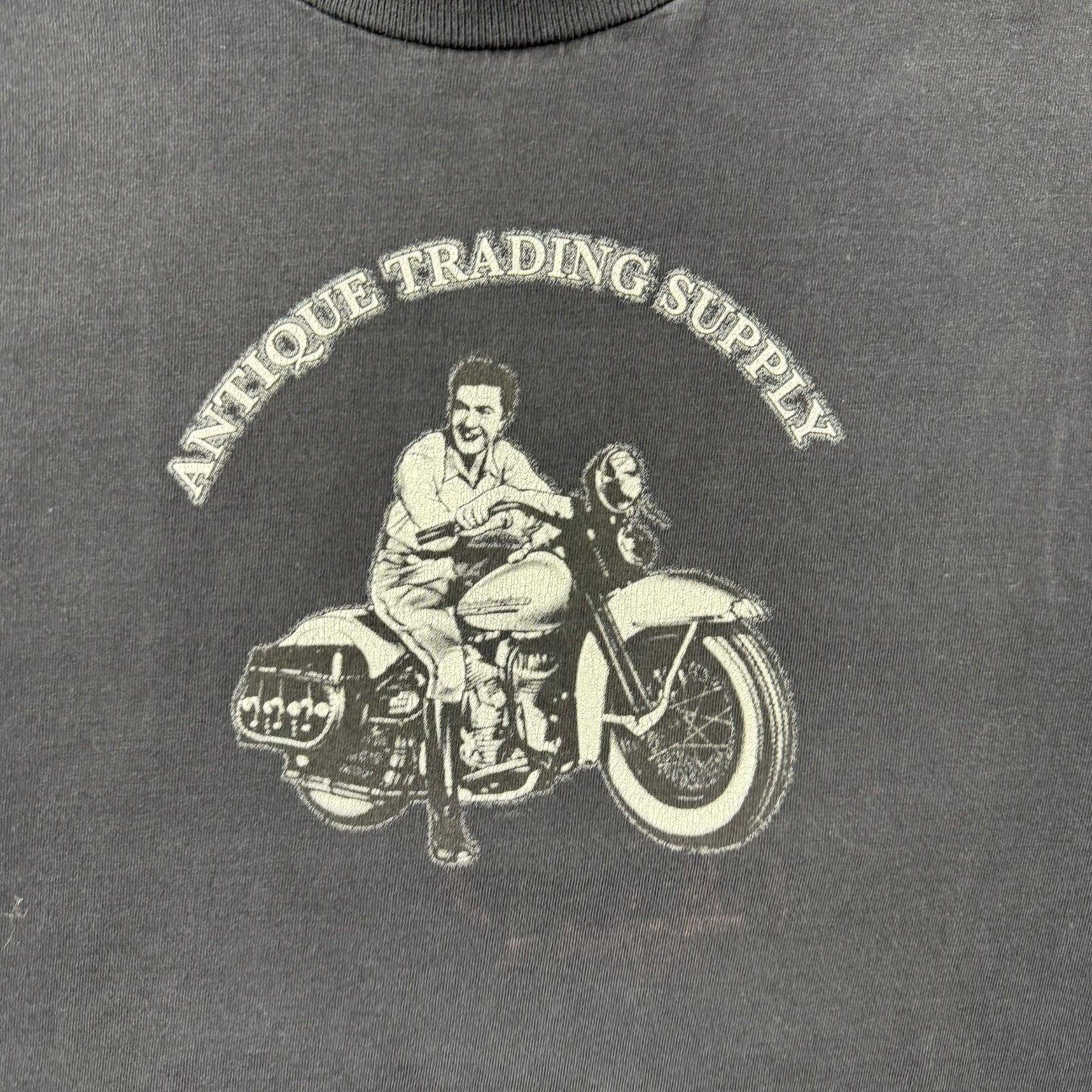Vintage Harley Davidson Of Paris France Tee Black
