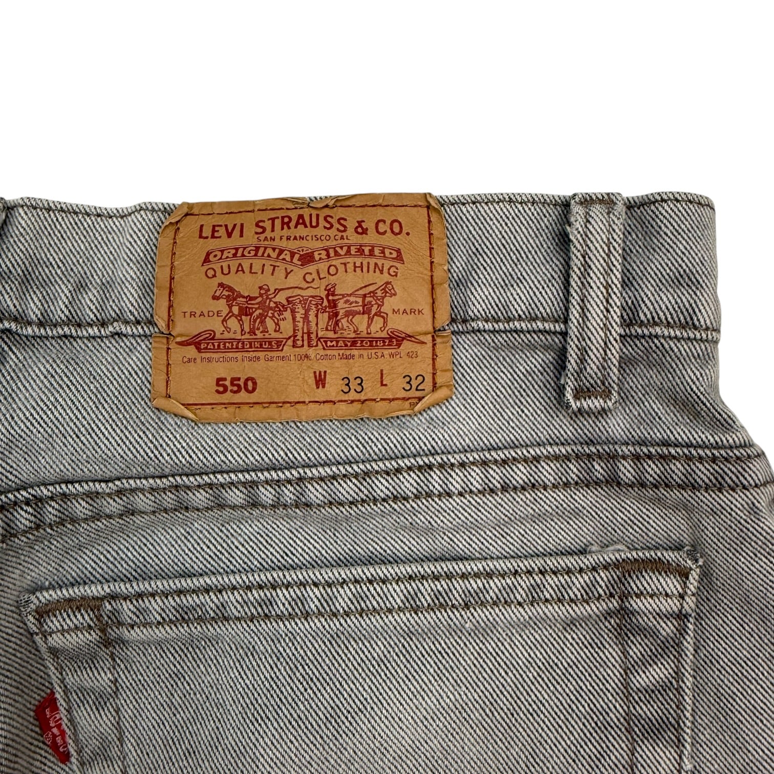 Vintage Levi’s 550 Denim Pants Grey