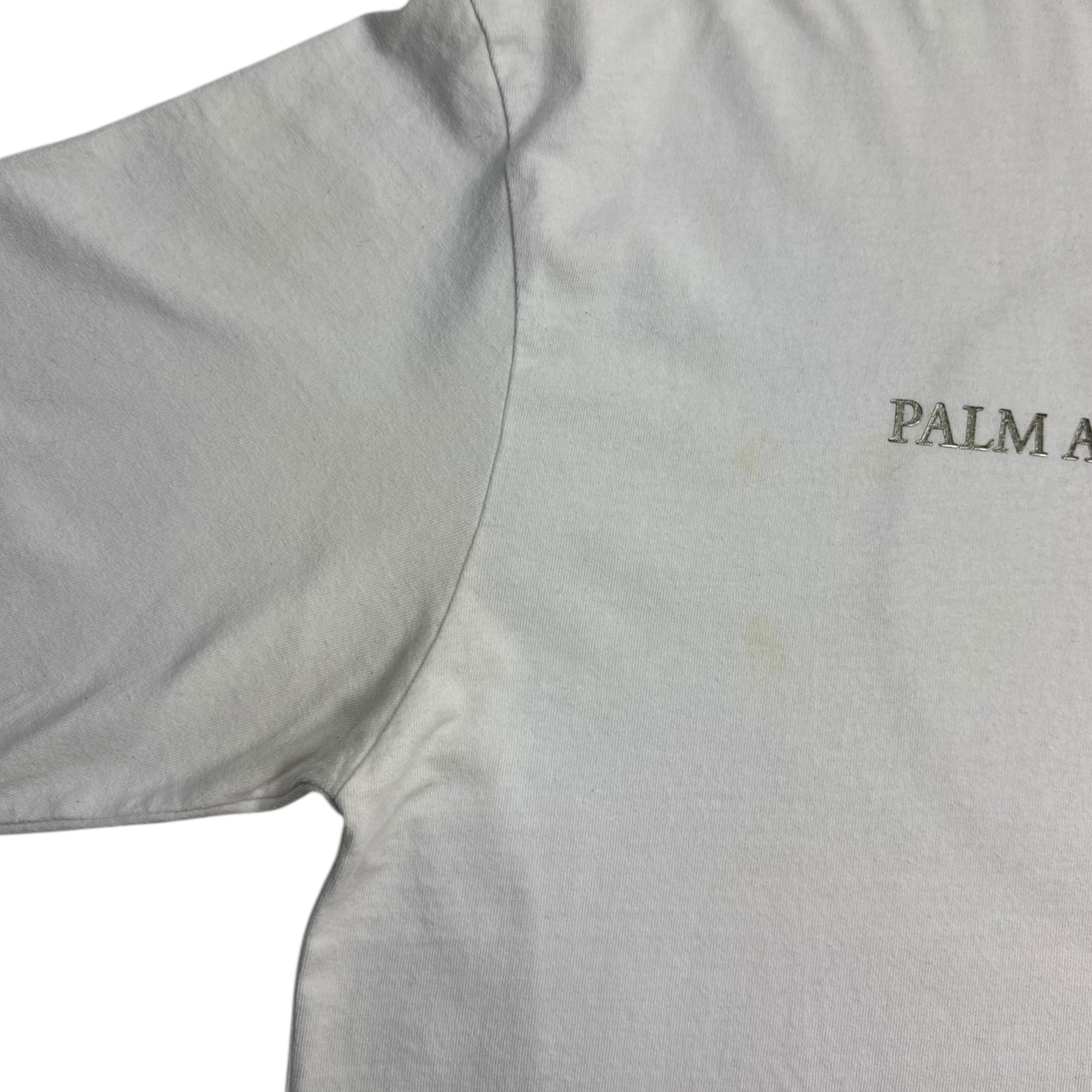 Palm Angels Palm Airlines Longsleeve White