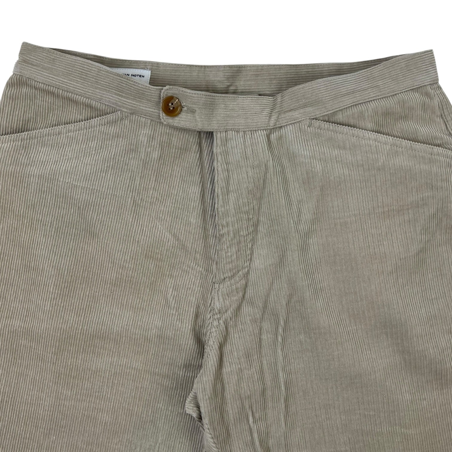 Dries Van Noten Panthero Straight Leg Pant Tan