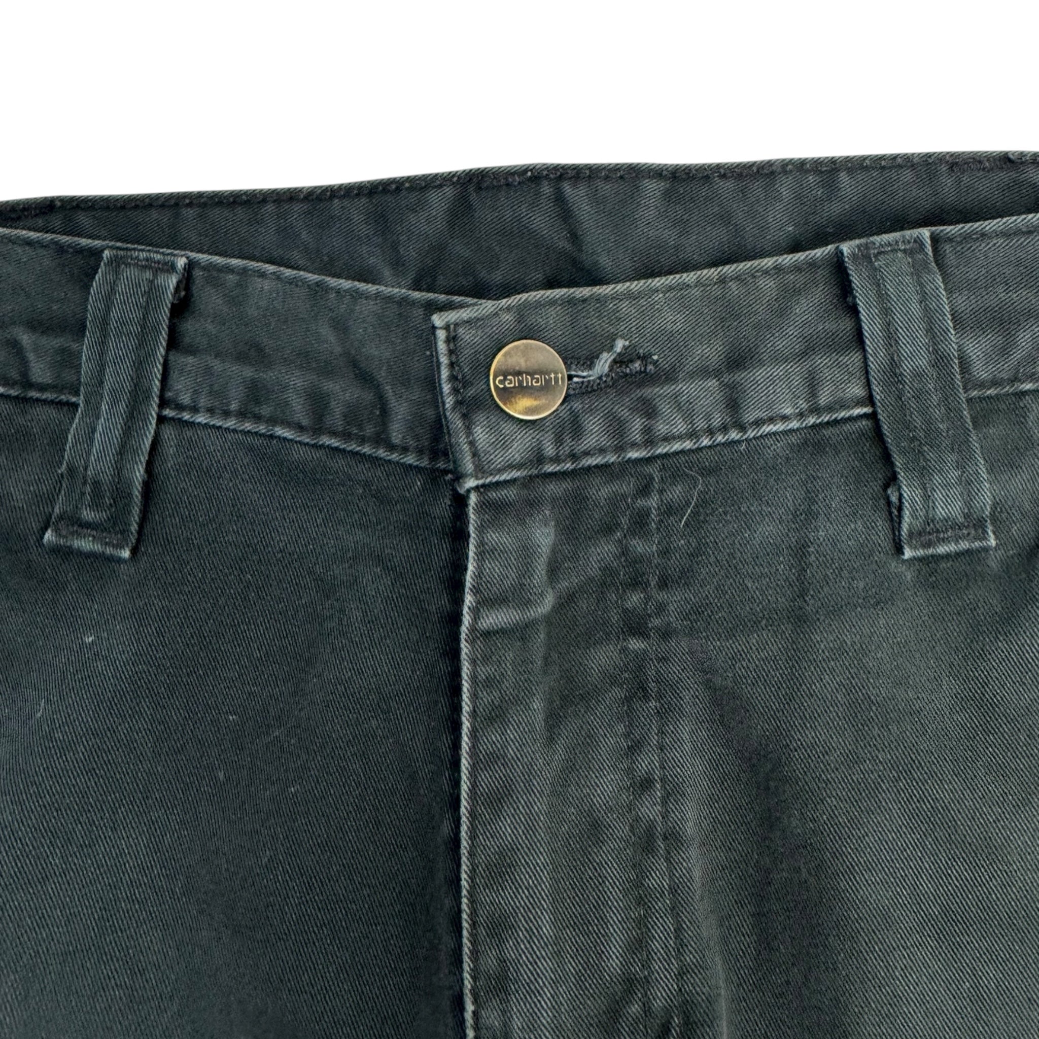 Vintage Carhartt Carpenter Bottom Faded Black
