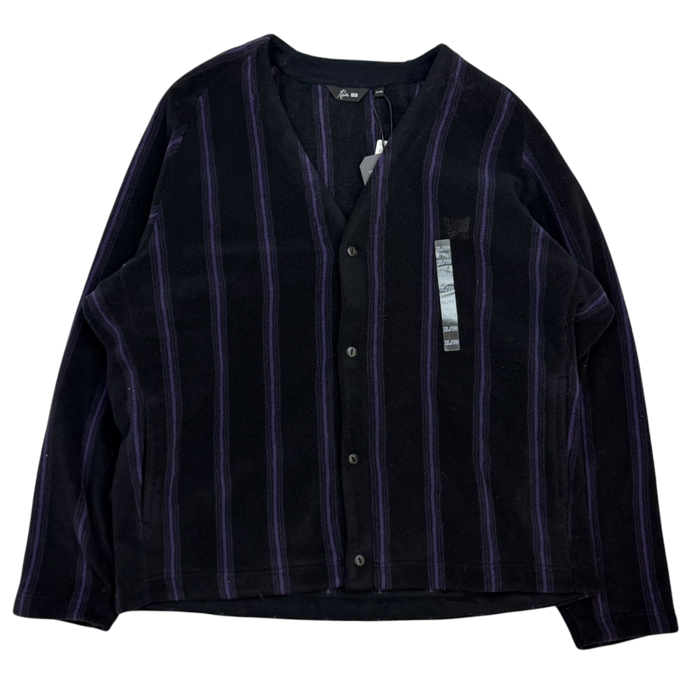 Uniqlo x Needles Fleece Oversized Cardigan Printed Multicolour