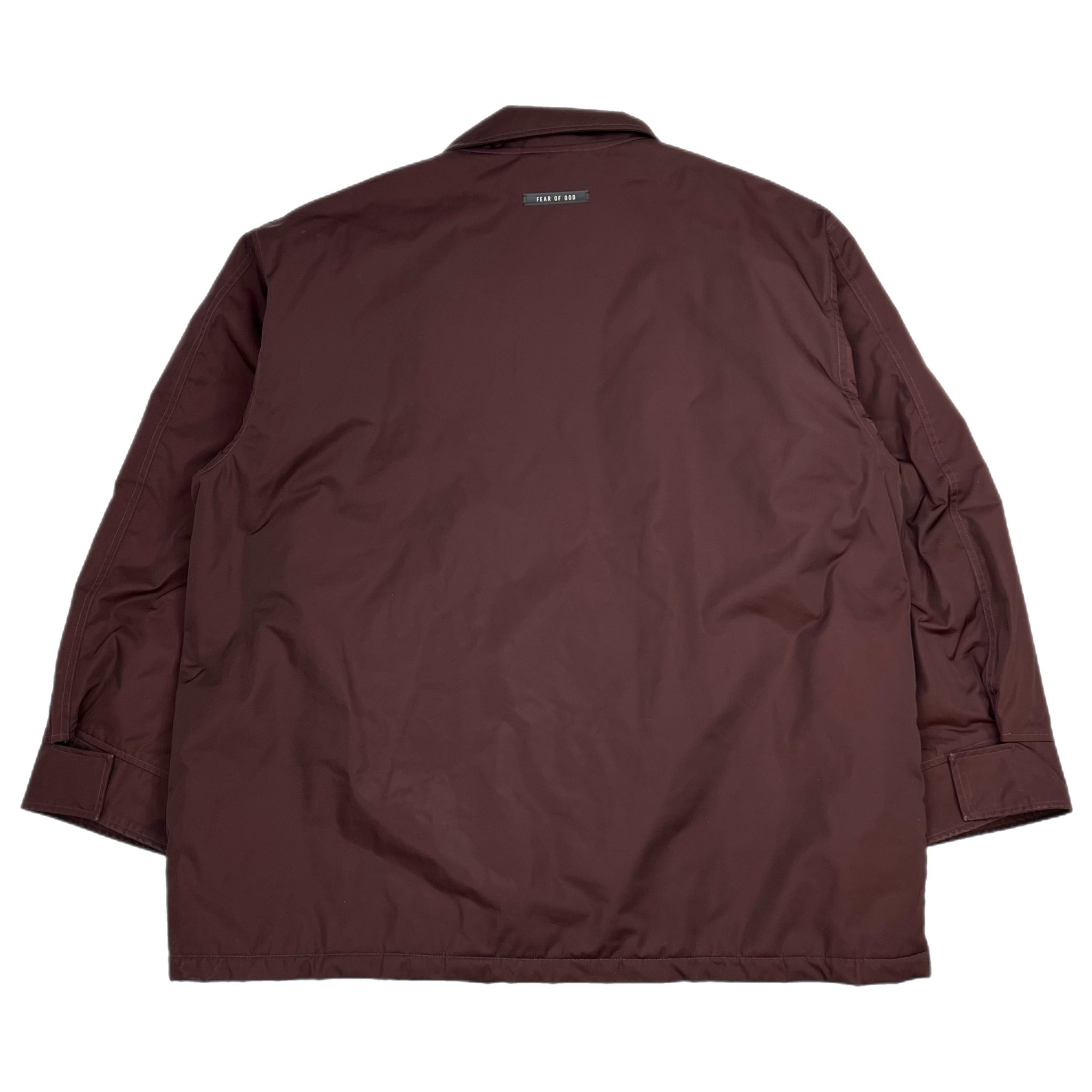 Fear Of God Sixth Collection Coaches Jacket Burgundy