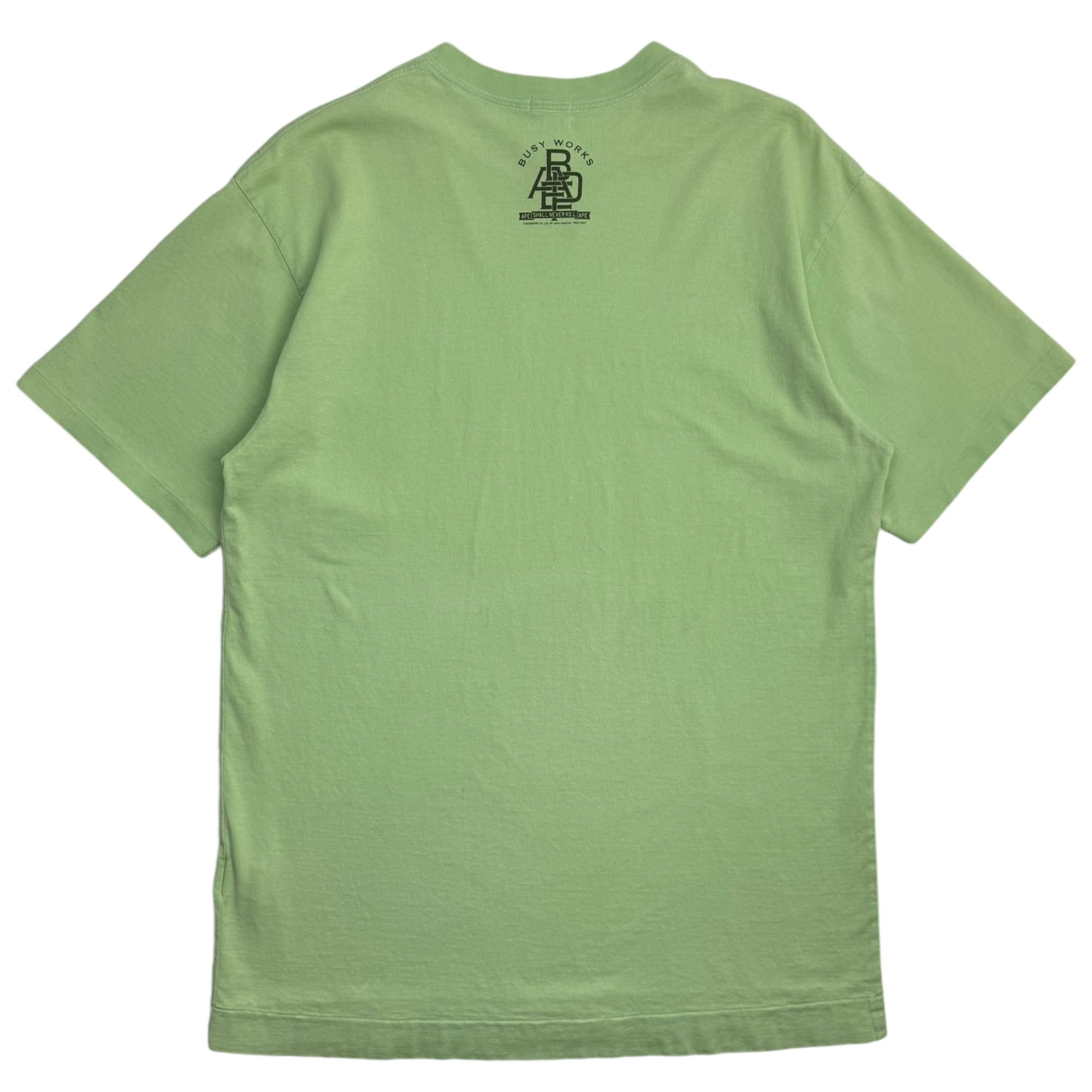 Bape Star Writing Spellout Light Green