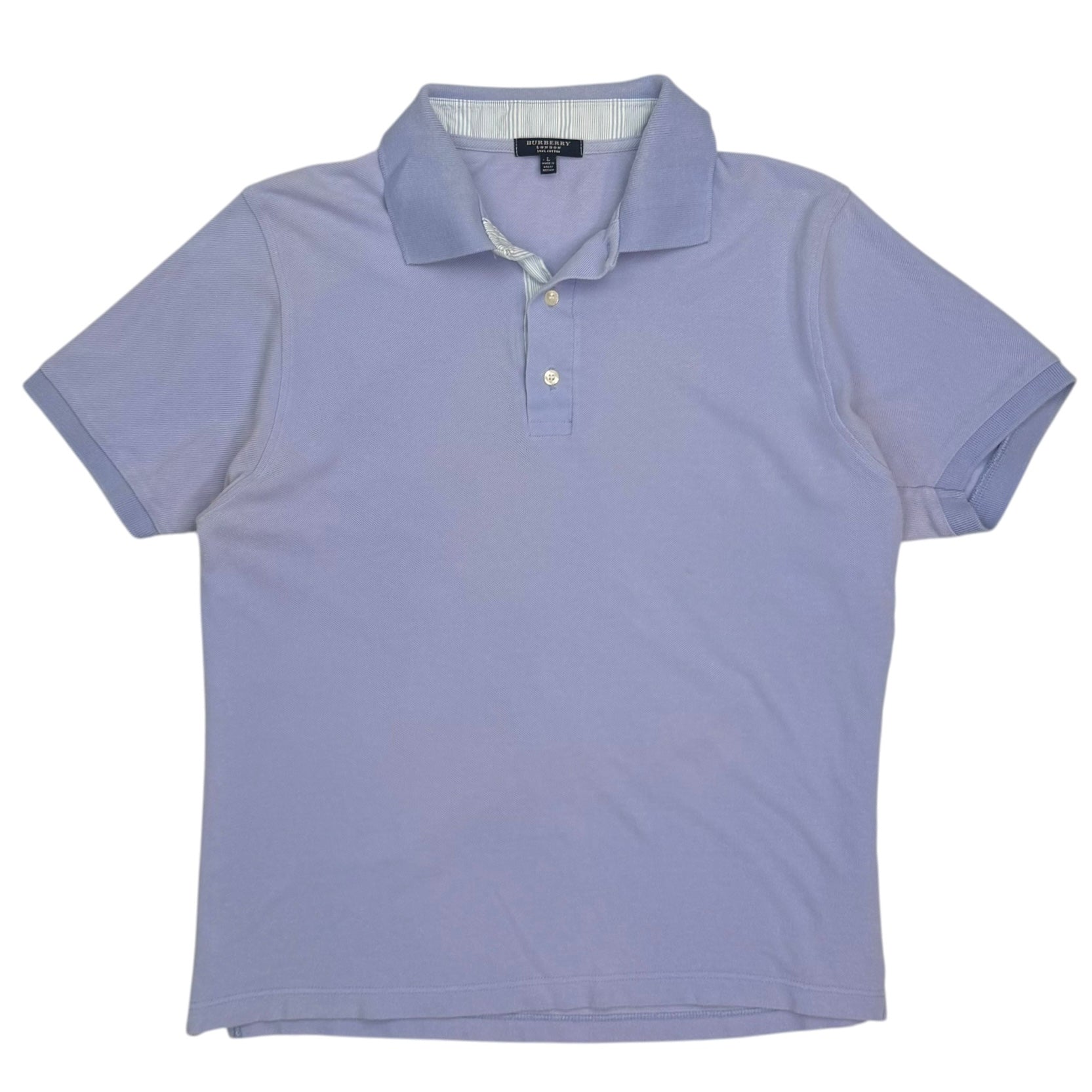 Vintage Burberry Polo Shirt Lavender