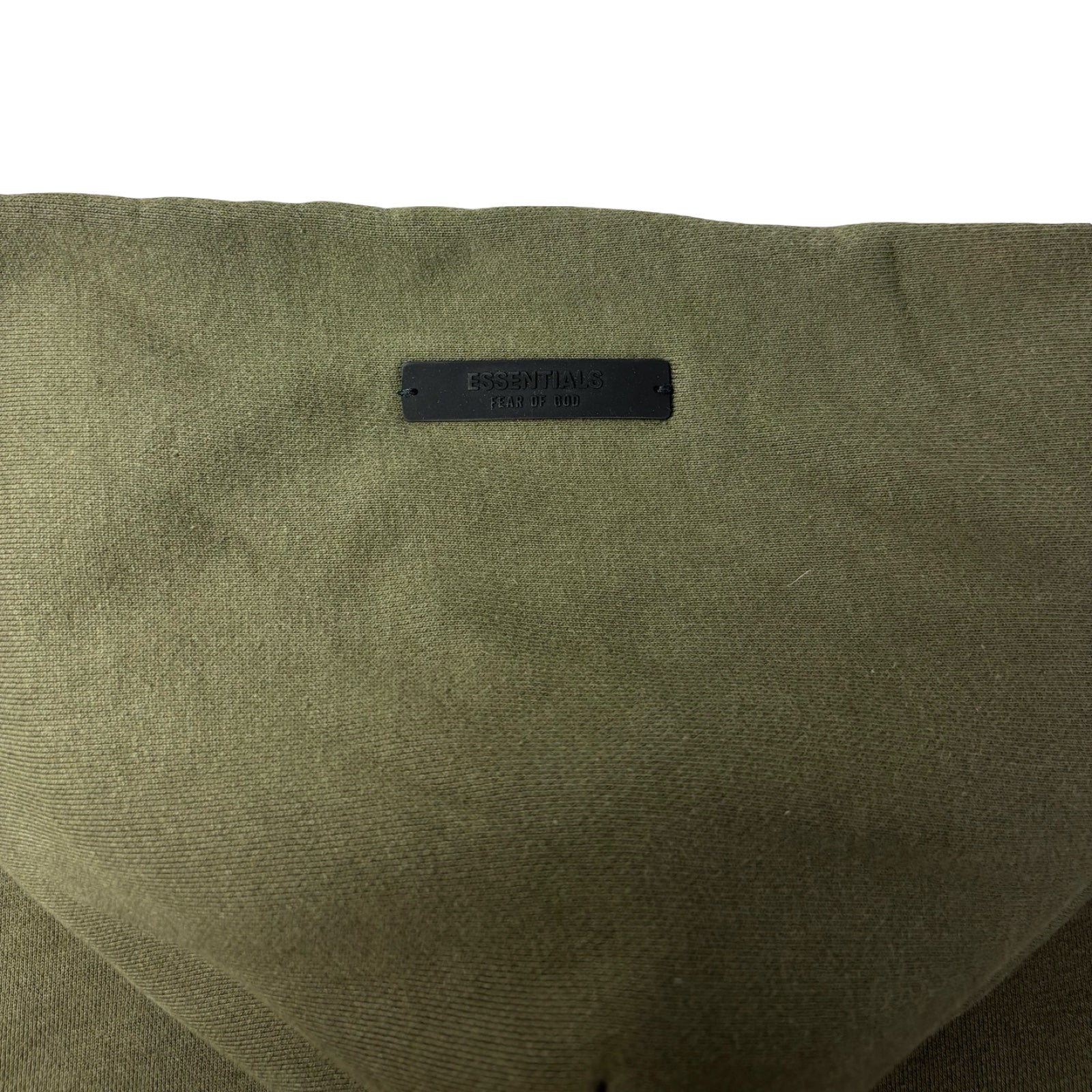 Fear Of God Essentials Fleece Hoodie Olive Green