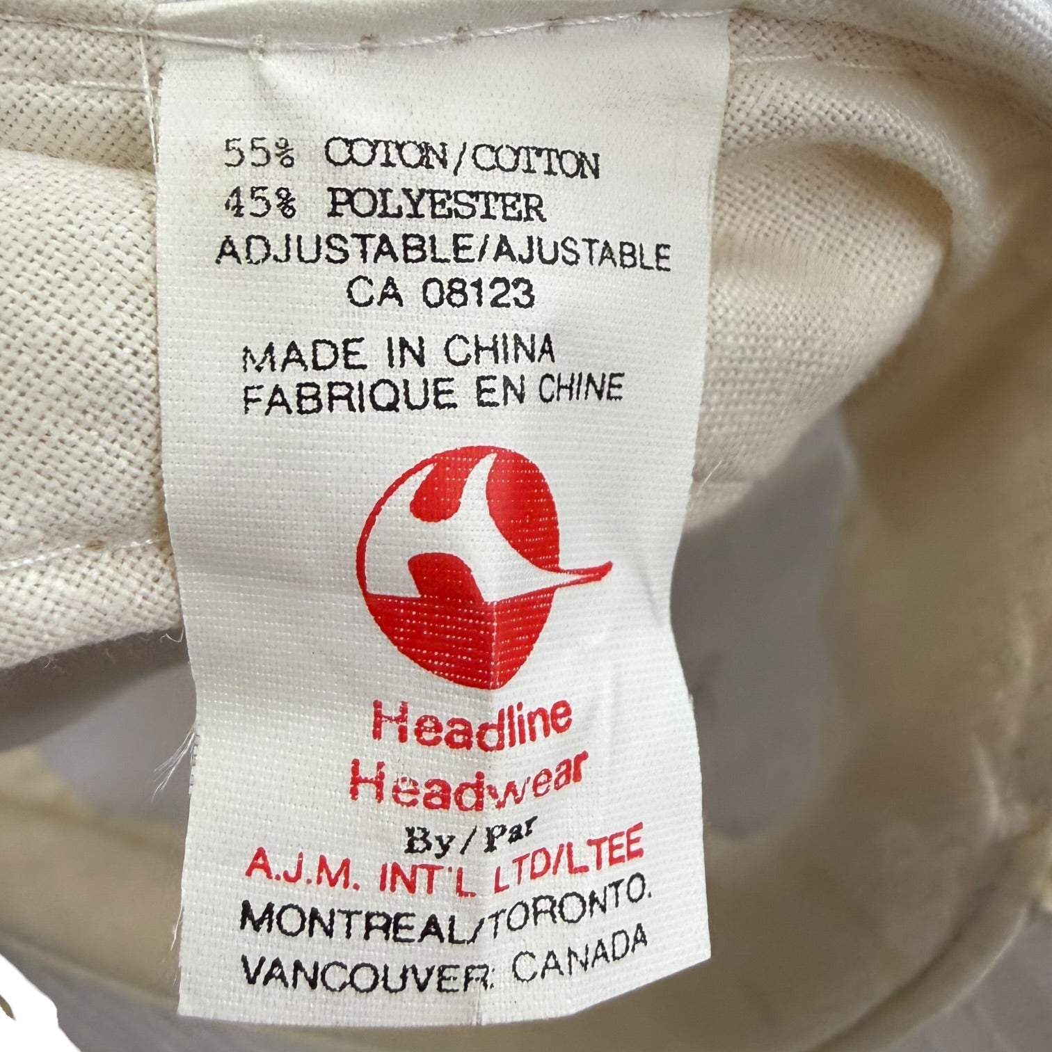 Vintage Molson Canadian Indy Car Racing Hat White