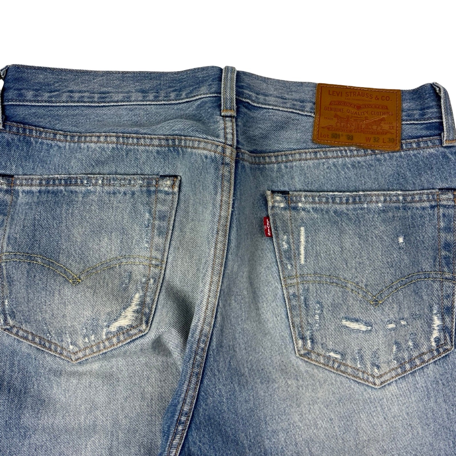 Levi’s Premium 501 Patchwork Medium Wash Jean