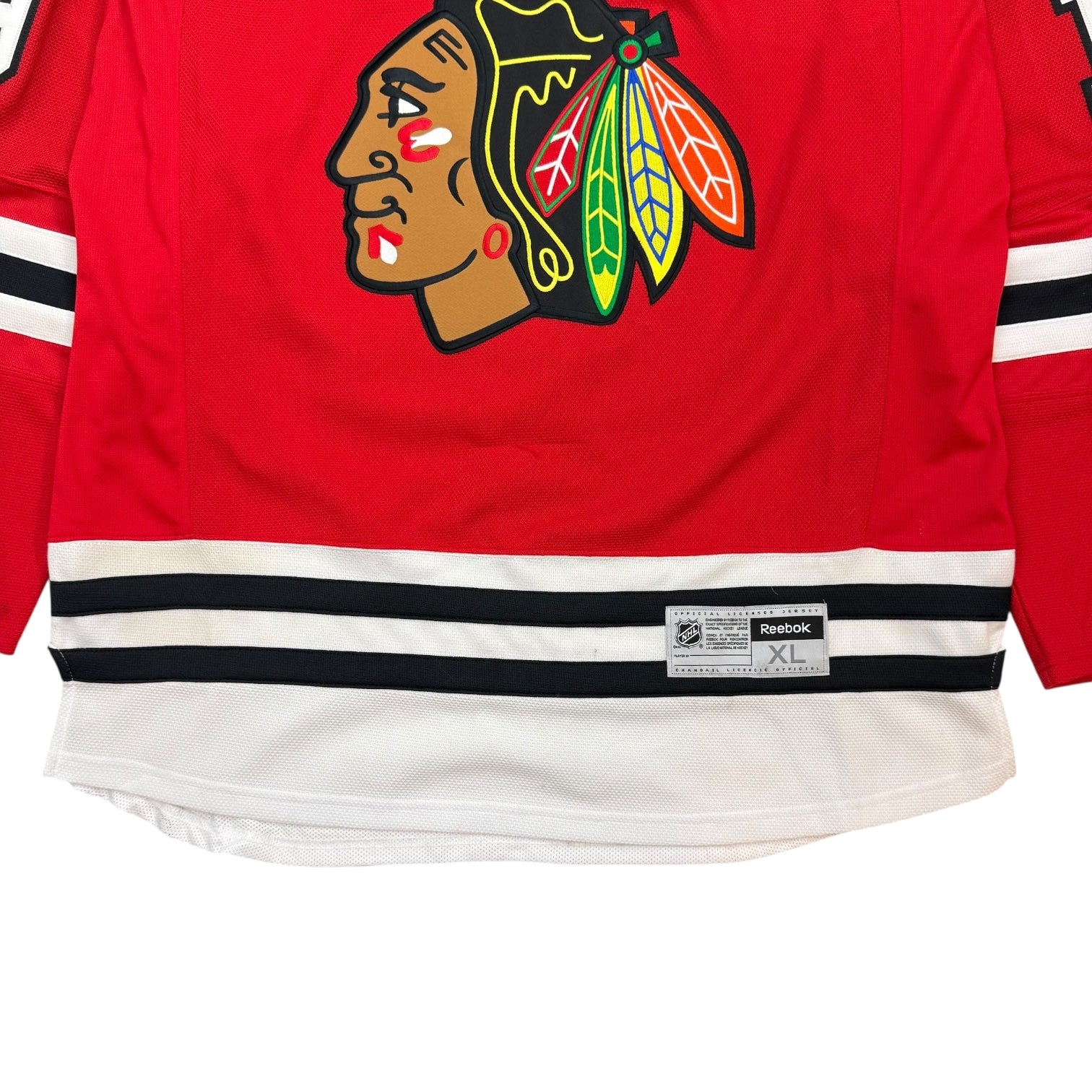 Vintage Reebok Chicago BlackHawks Jonathan Toews Home Jersey Red