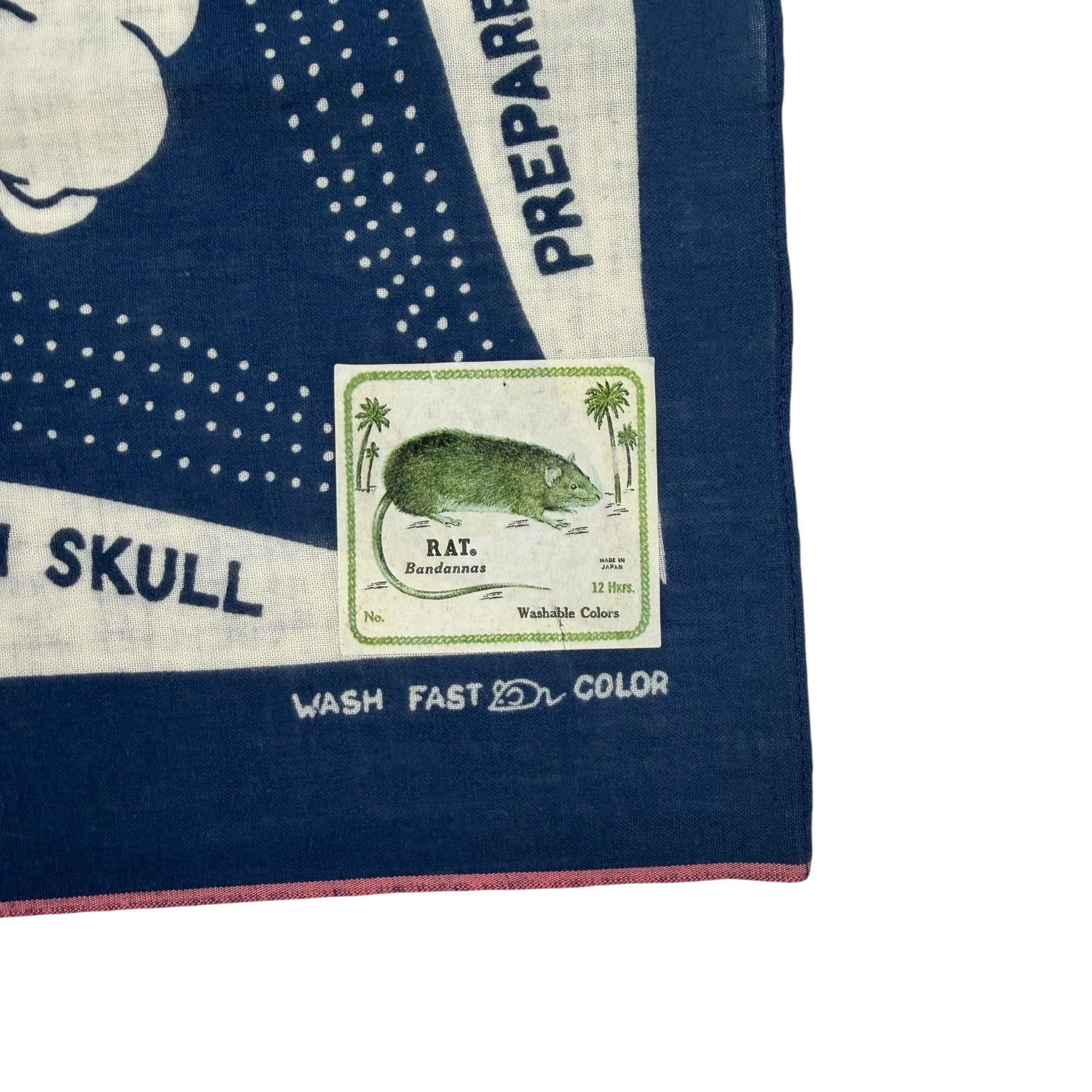 Kapital Fast Color Selvedge Edge Bandana Blue