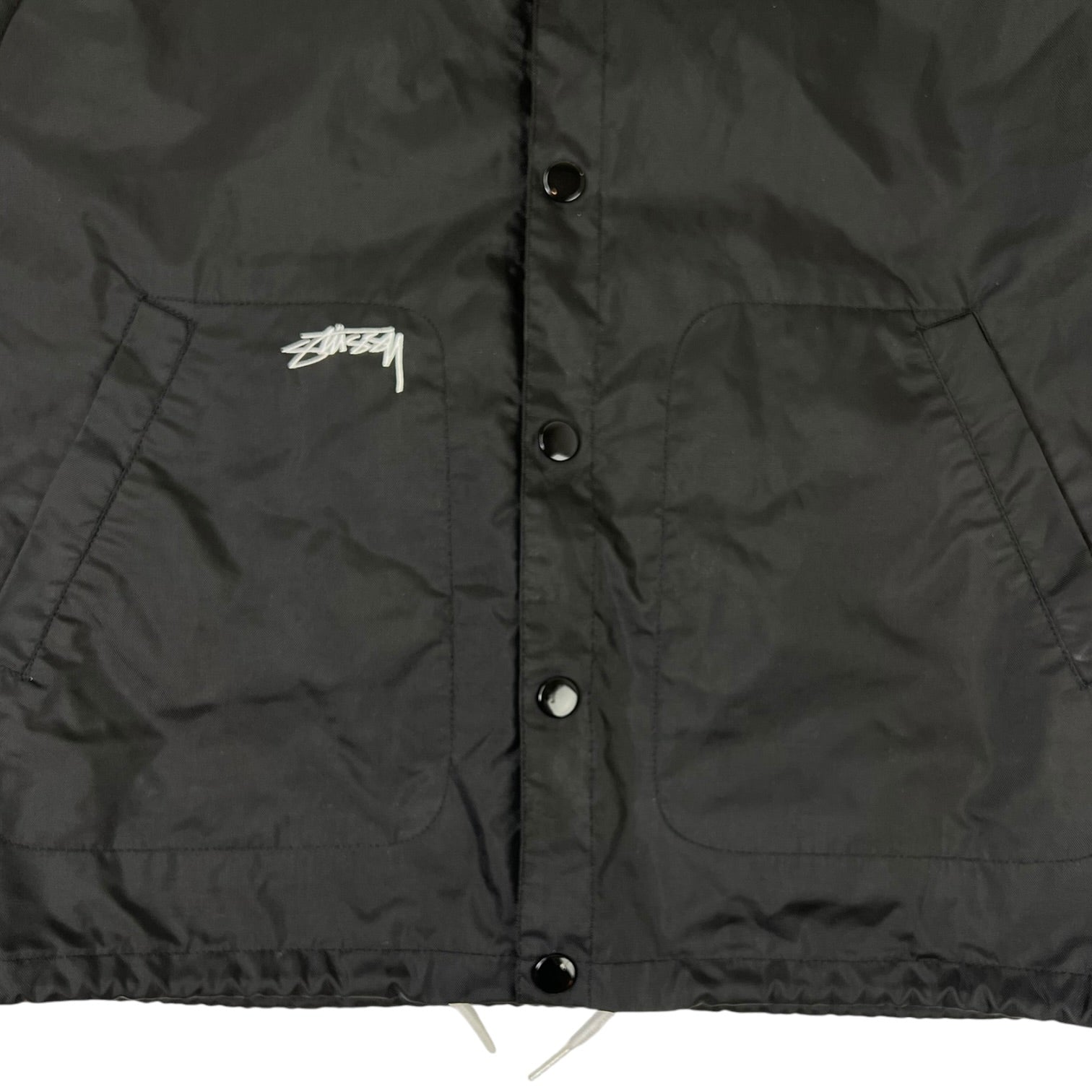 Stussy Nordhoff Short Sleeve Coaches Jacket Black