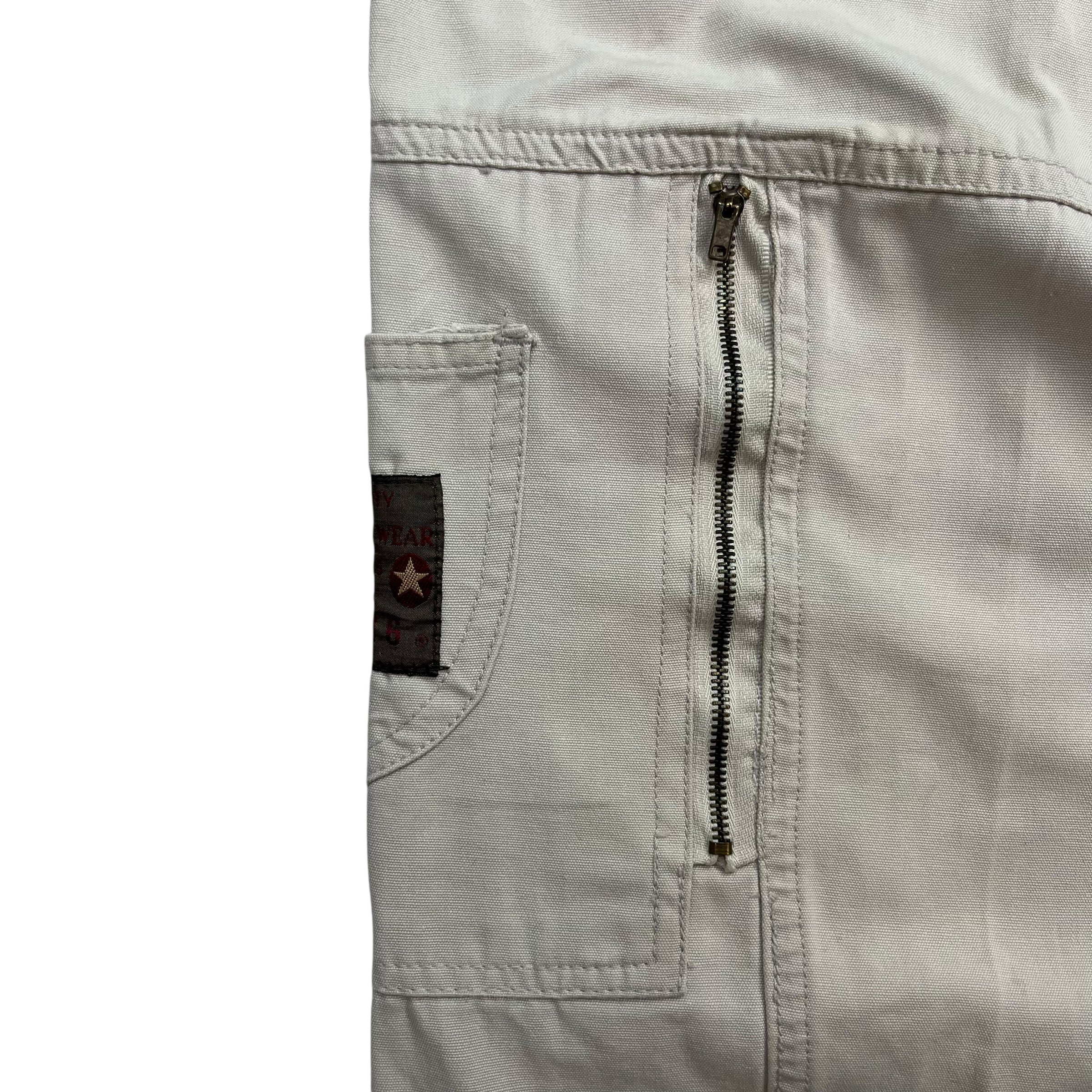 Vintage Jonathan G Cargo Pants White