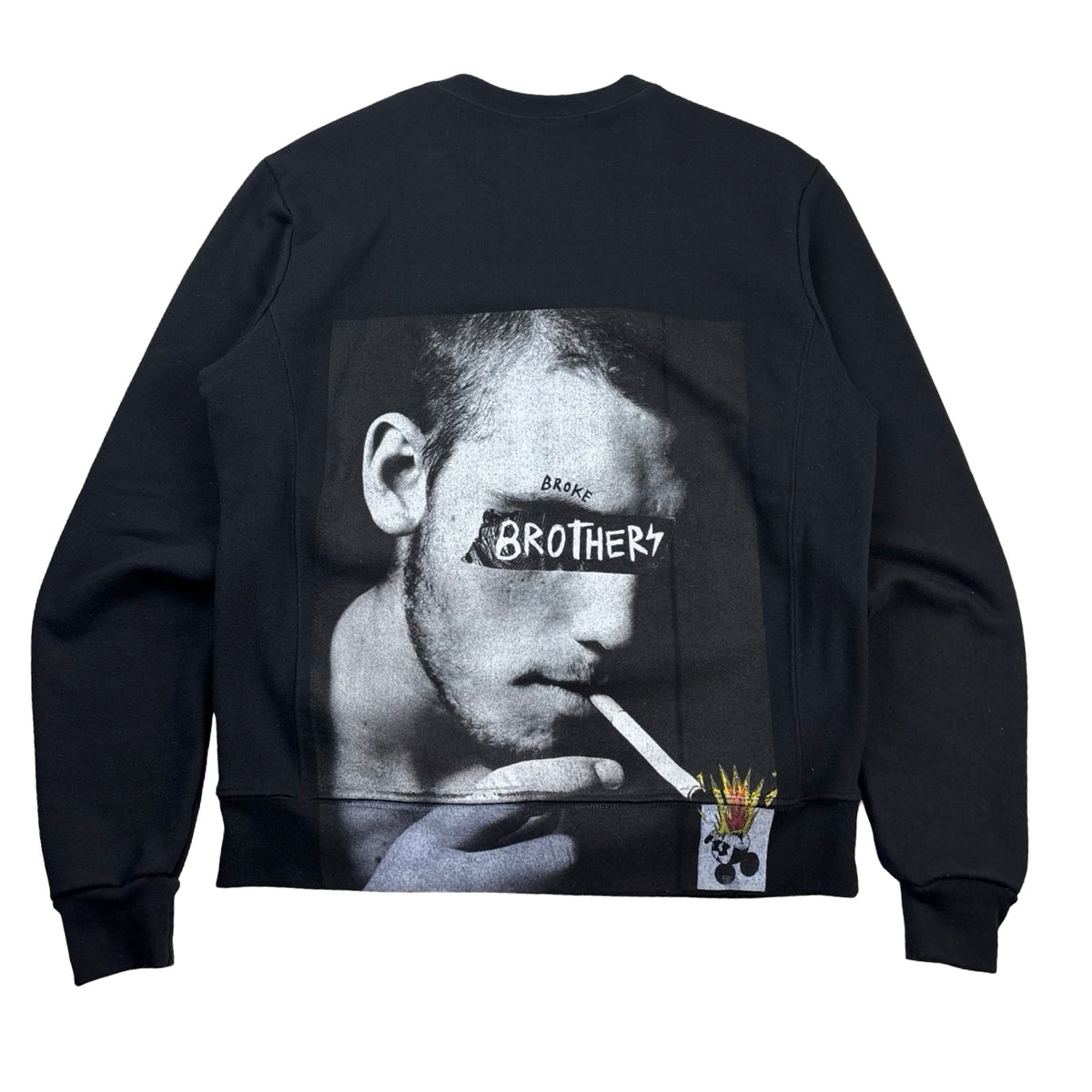 Dom Rebel “Broke Brothers” Crewneck Black