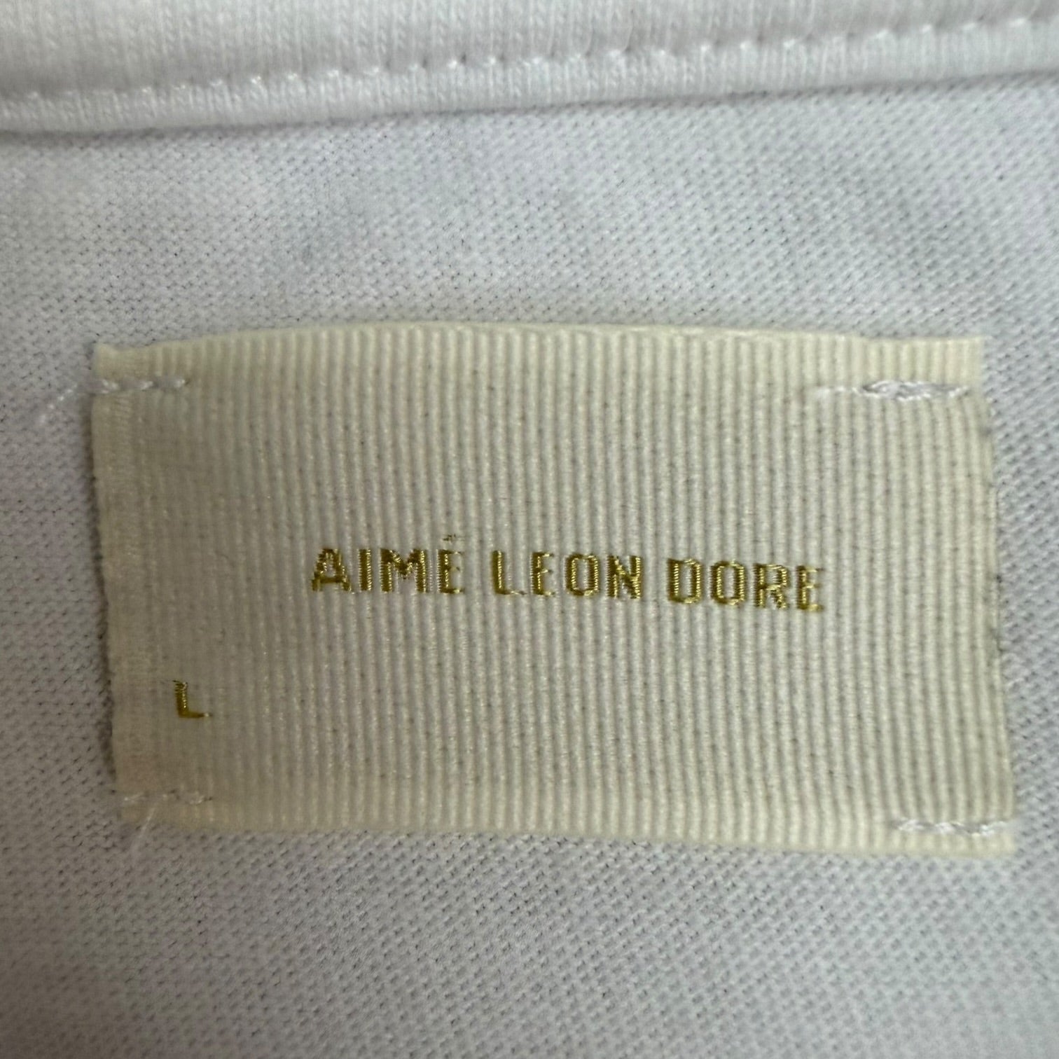 Aime Leon Dore Tonal Logo Tee White