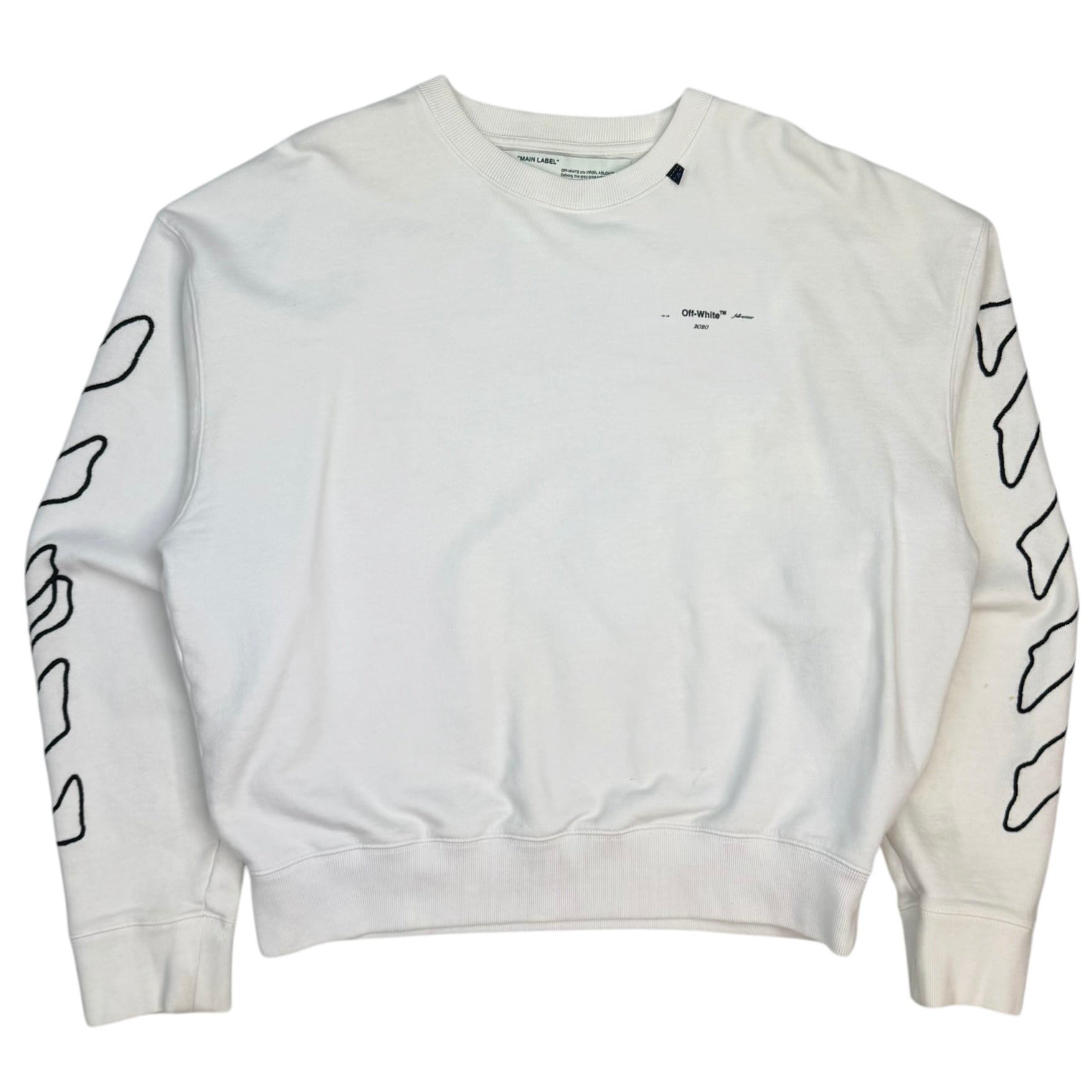 Off-White Abstract Logo Sweatshirt White