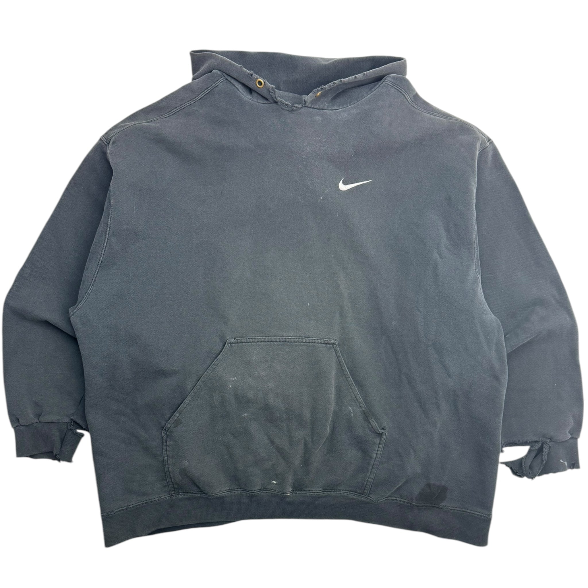 Vintage Nike Side Swoosh Hoodie Black