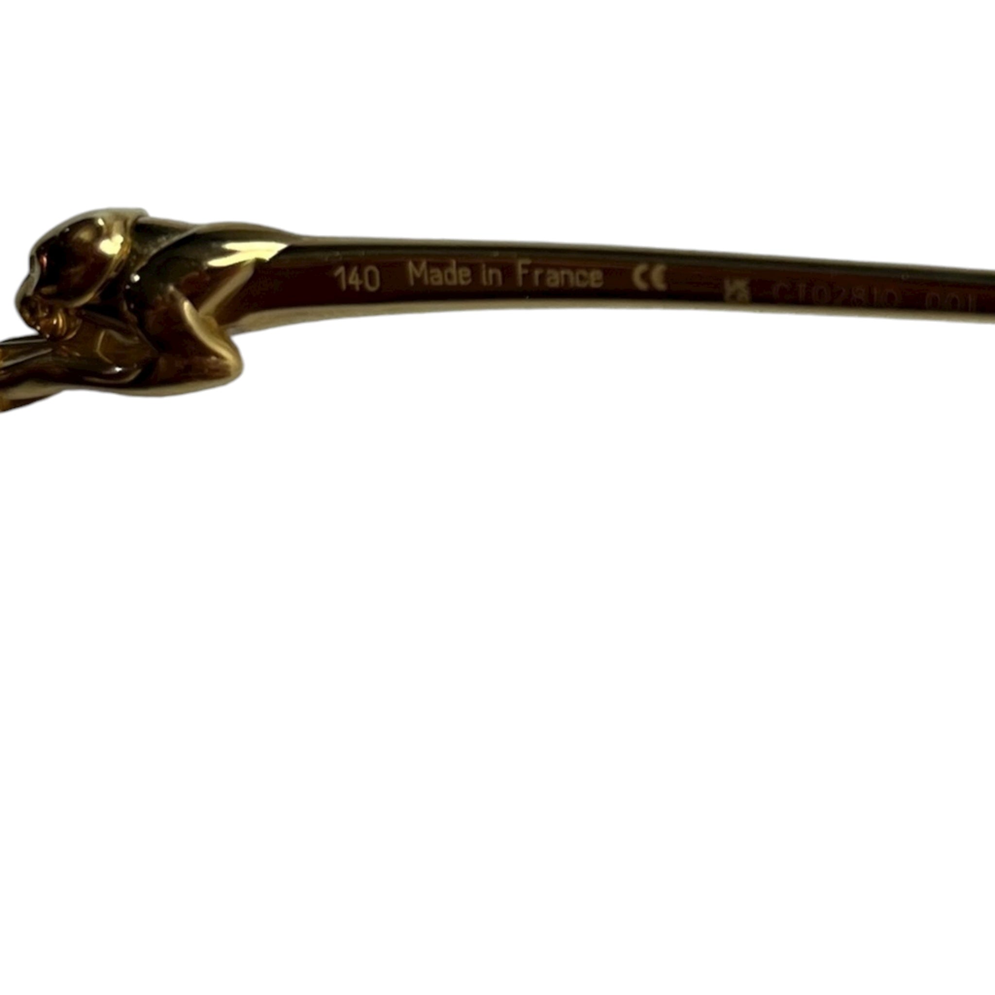 Cartier Panthere De Cartier Rectangle Sunglasses