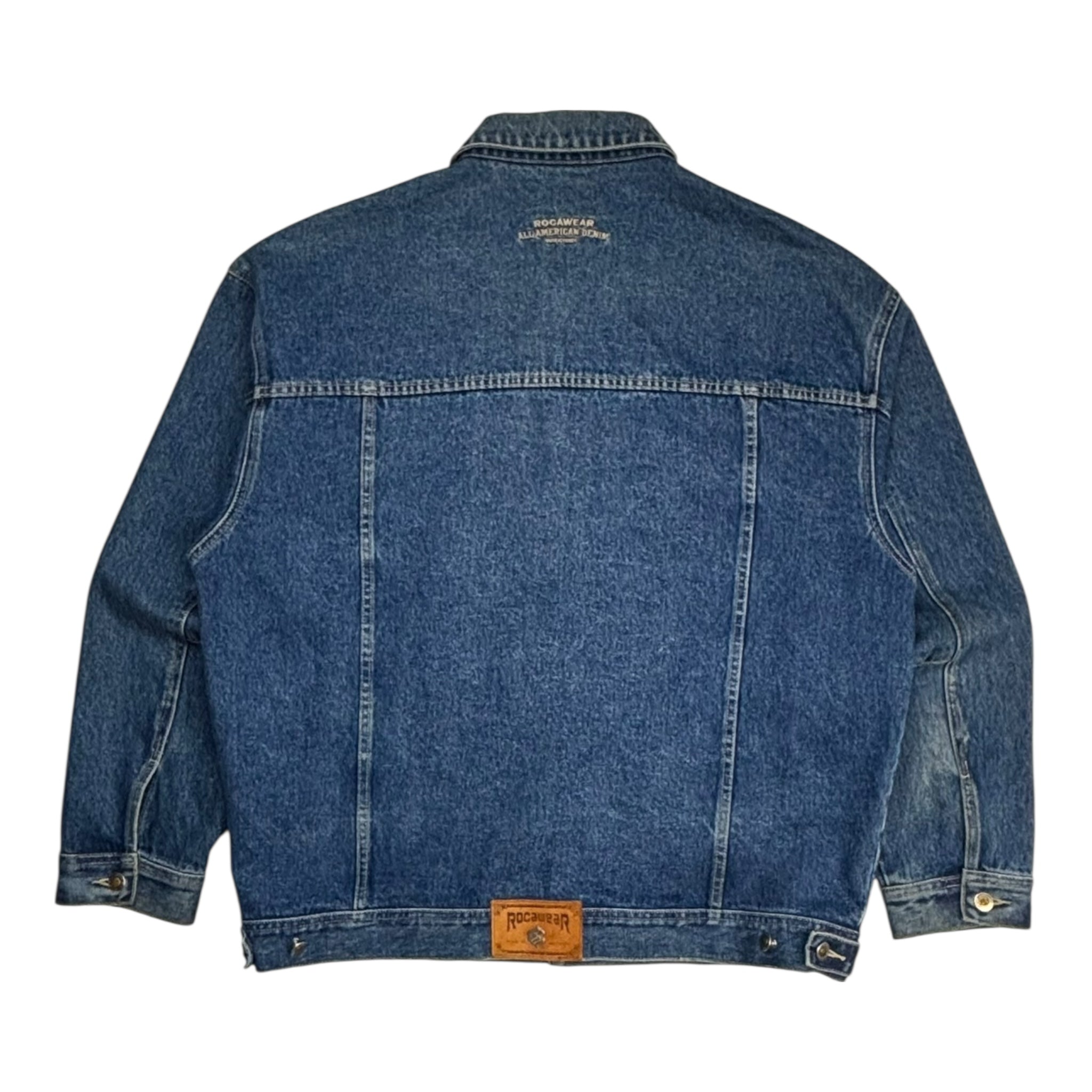 Vintage Rocawear Medium Wash Denim Jacket