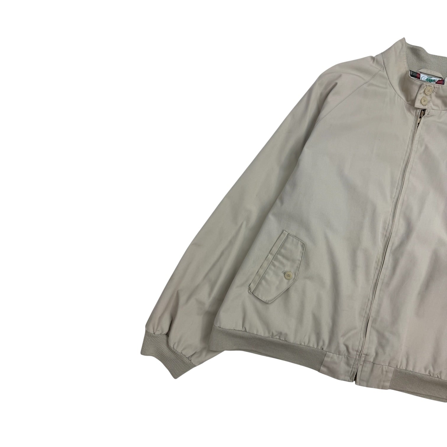 Vintage Lacoste Harrington Jacket Beige