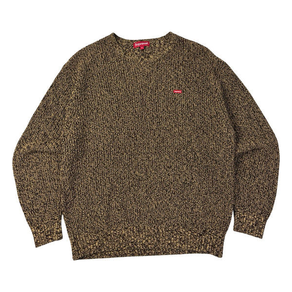 Supreme Mélange Rib Knit Sweater Brown