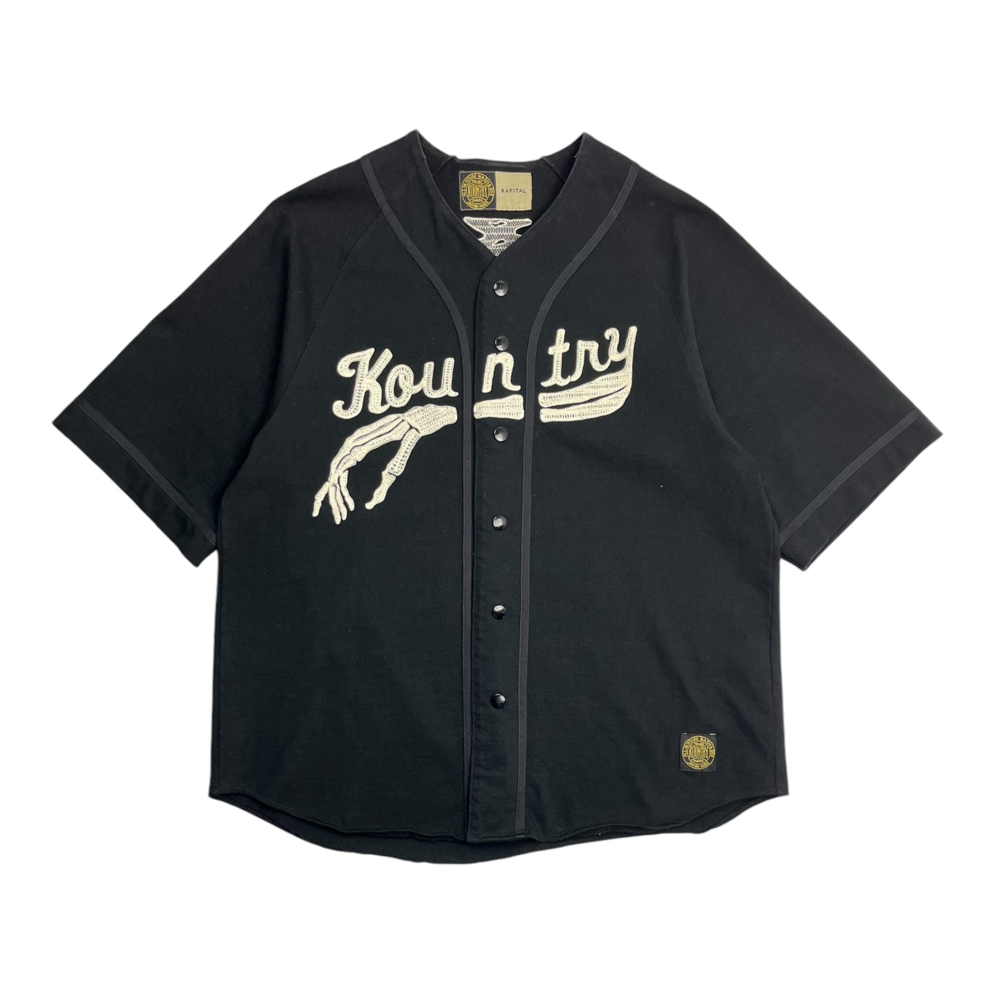 Kapital Kountry Tenjiku Baseball Jersey Black