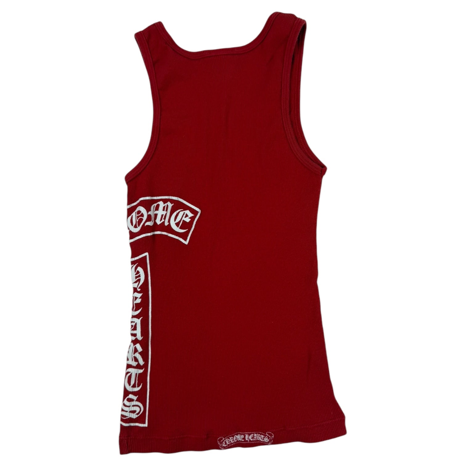 Vintage Chrome Hearts Women’s Tank Top Red