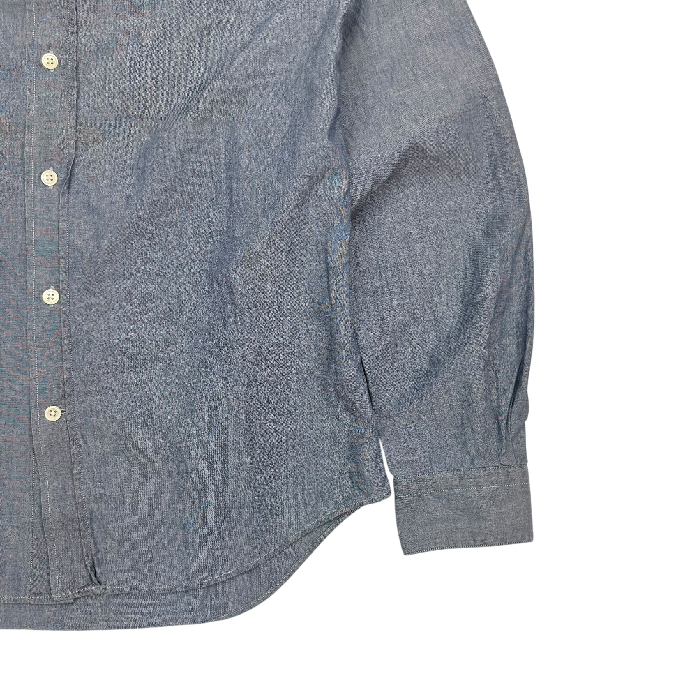Acne Studios Linen Button Up Blue