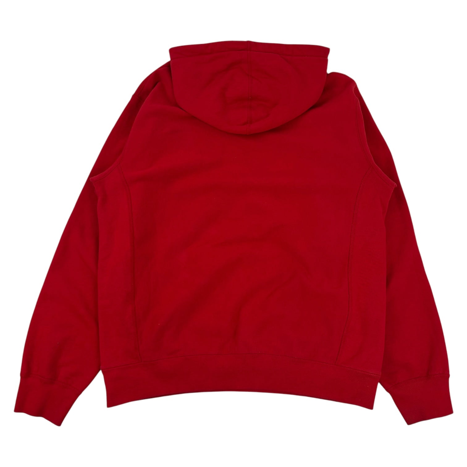 Supreme Cord Collegiate Logo Hoodie Red