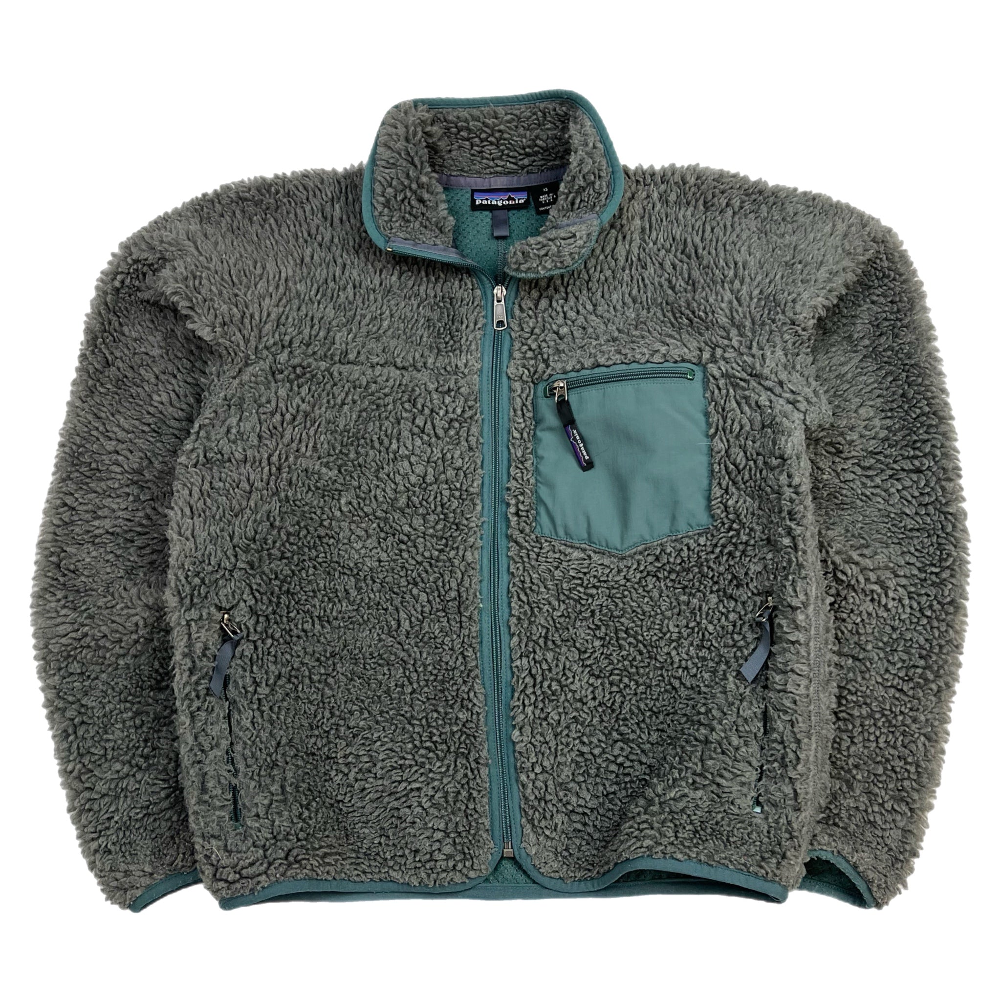 Vintage 1989 Patagonia Retro Deep Pile Fleece Charcoal