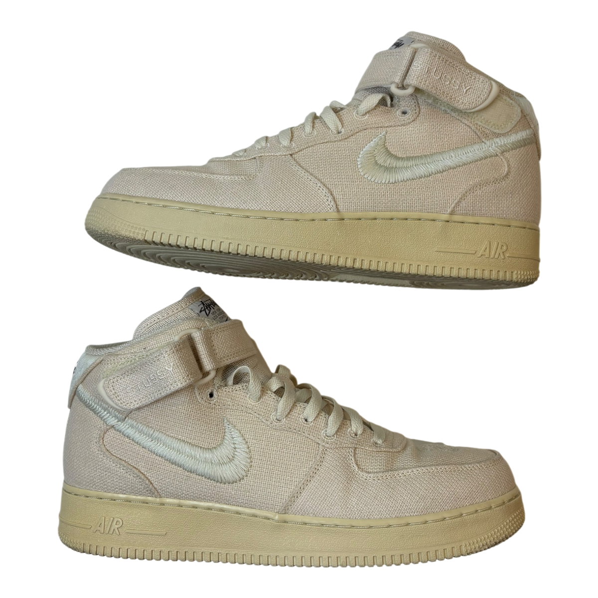 Stussy x Nike Air Force 1 Mid Fossil (Used)