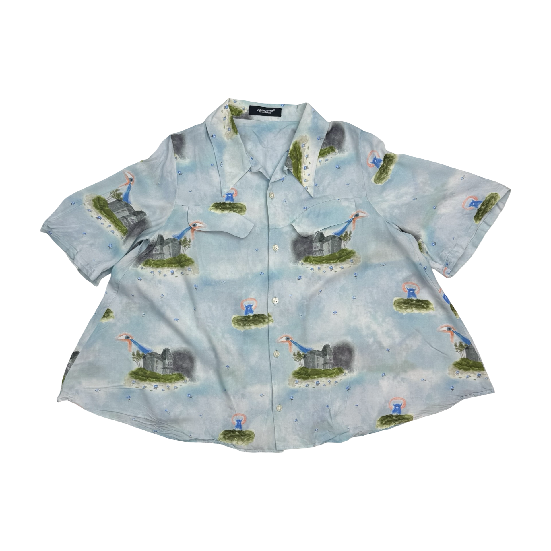 Junya Watanabe Undercover Button Up Shirt Blue