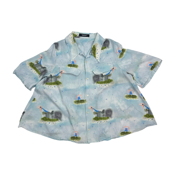 Junya Watanabe Undercover Button Up Shirt Blue