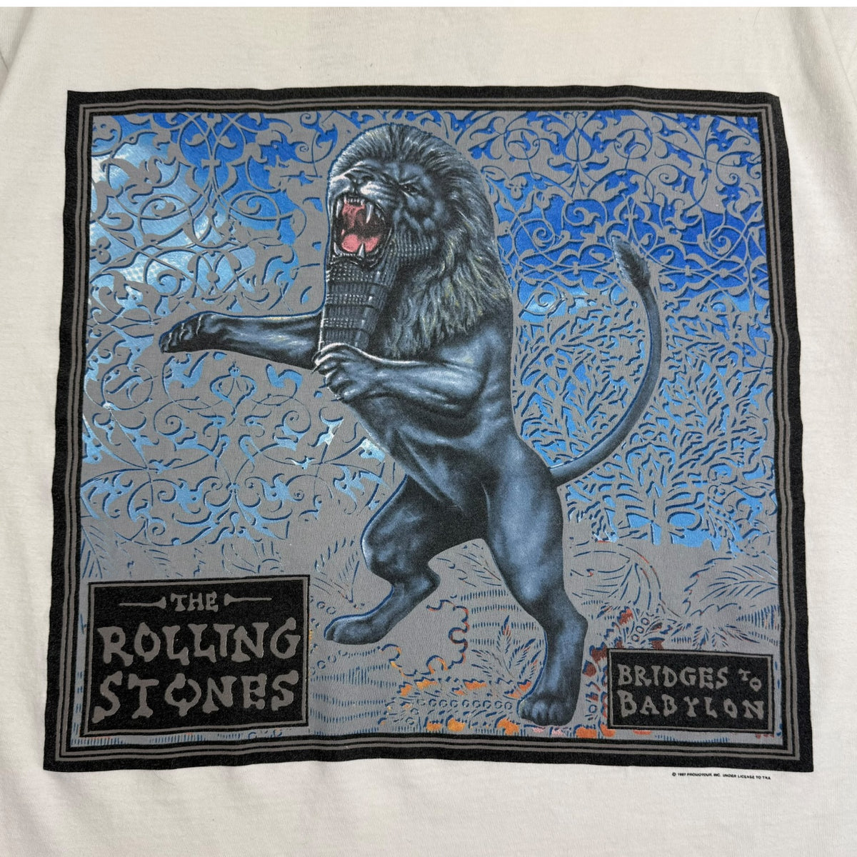 1997/98 The Rolling Stones Bridges To Babylon World Tour  Tee White