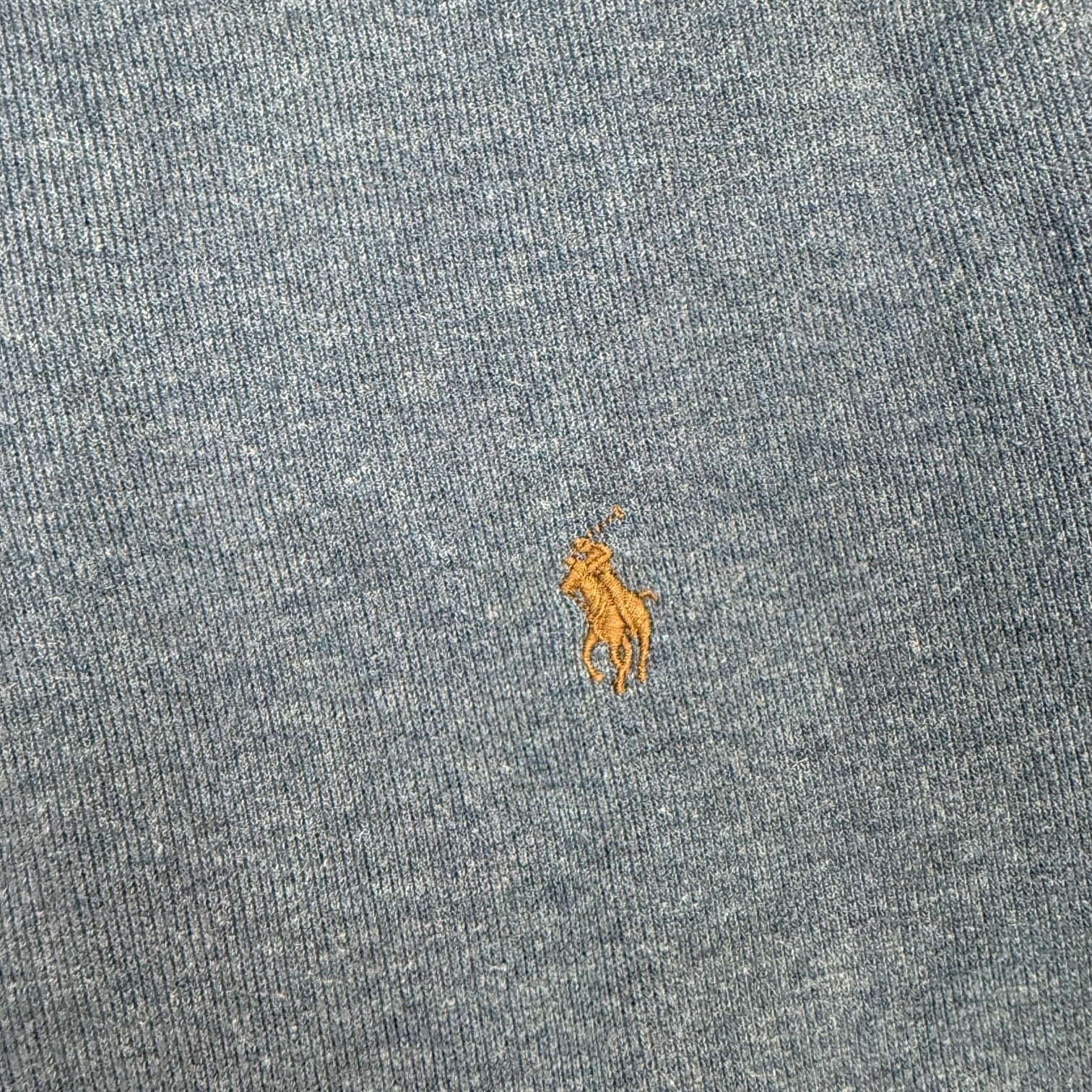 Vintage Polo Ralph Lauren Quarter Zip Sweater Pale Blue