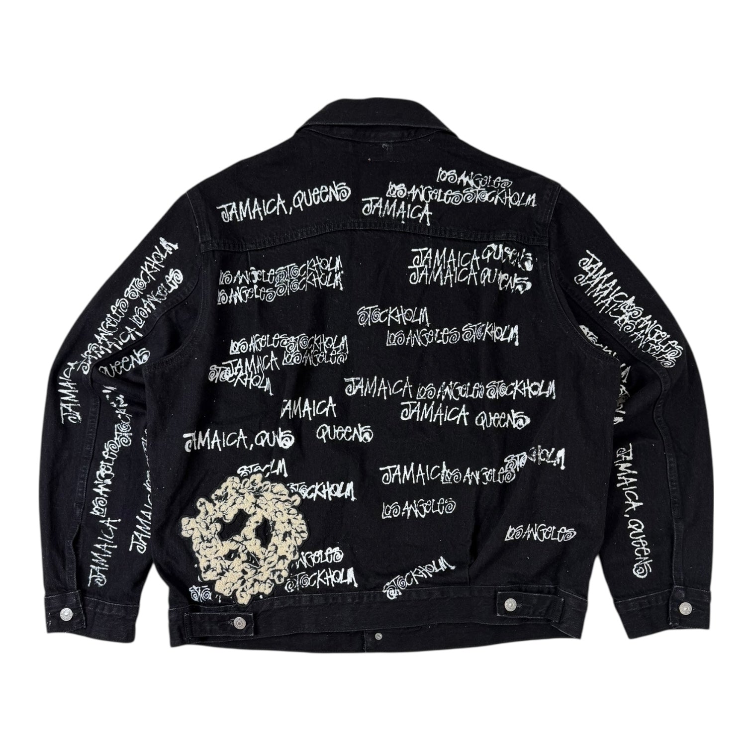 Stussy x Denim Tears x Our Legacy TTL Denim Jacket Black