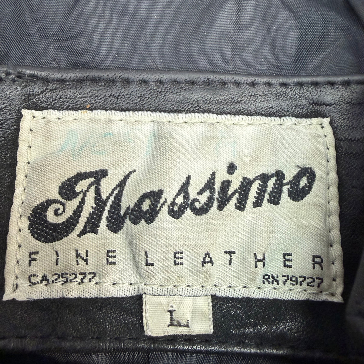 Vintage Leather Bomber Jacket Brown