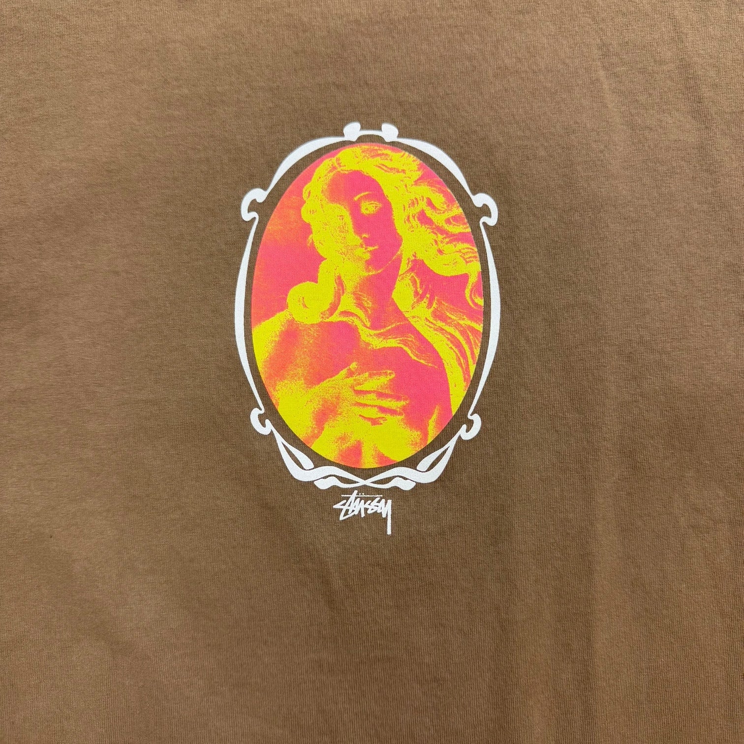 Stussy Venus Oval Pigment Dyed Tee Brown