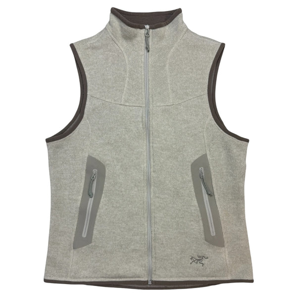 (W) Vintage Arc’teryx Fleece Covert Vest Cream