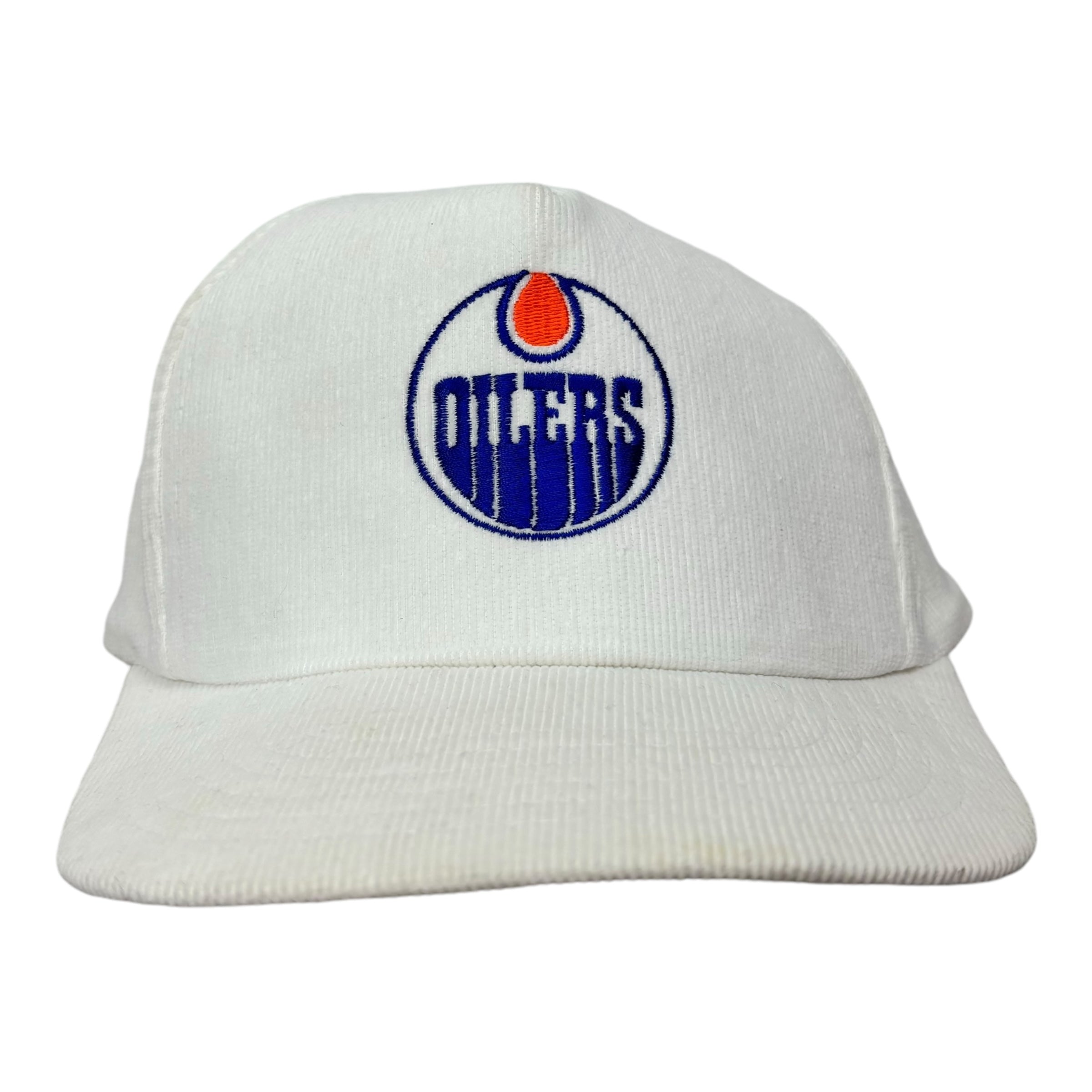 Vintage Edmonton Oilers Corduroy Trucker Hat