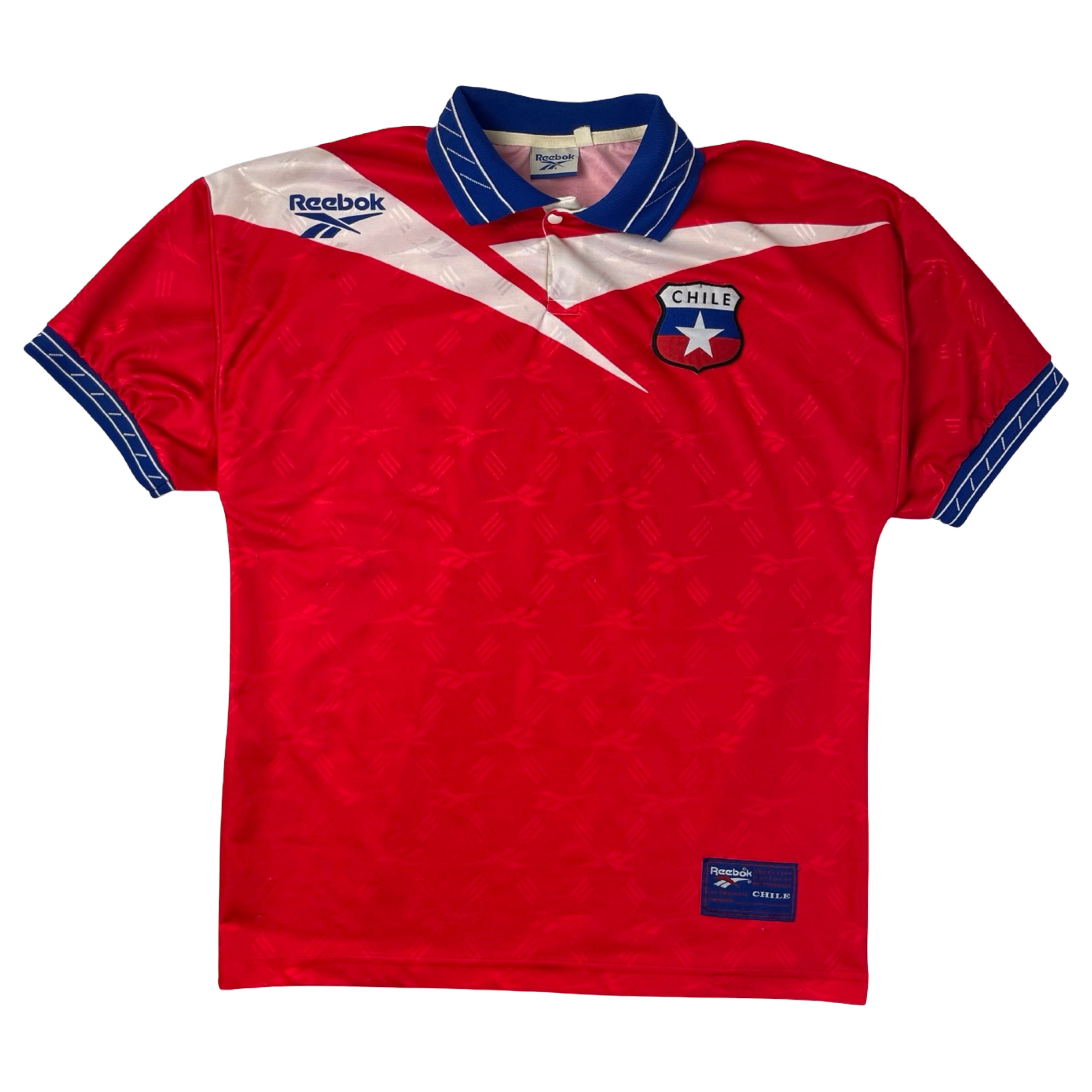 1996-98 Chile National Team Soccer Jersey by Reebok