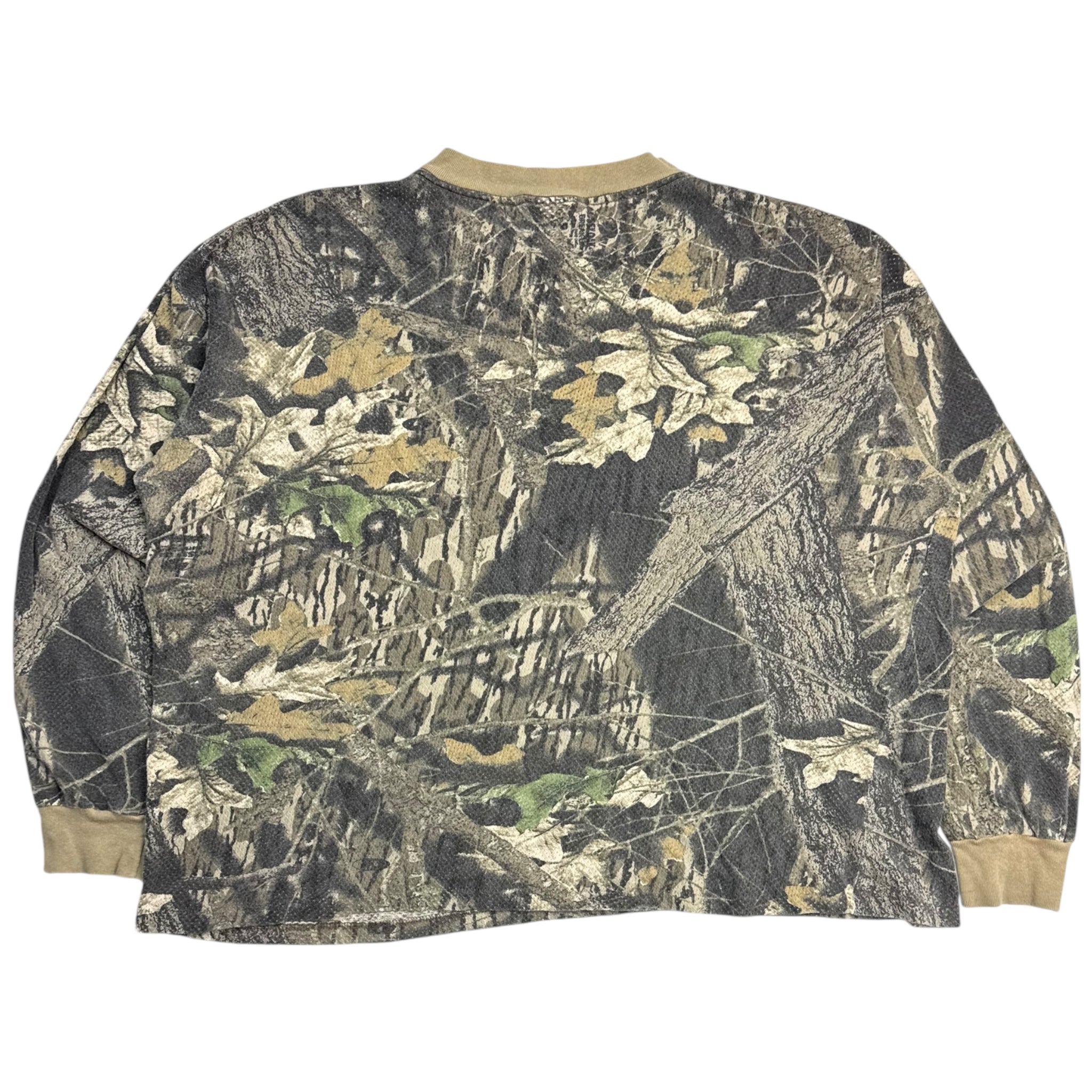 Vintage Sasquatch Camo Thermal Longsleeve Shirt
