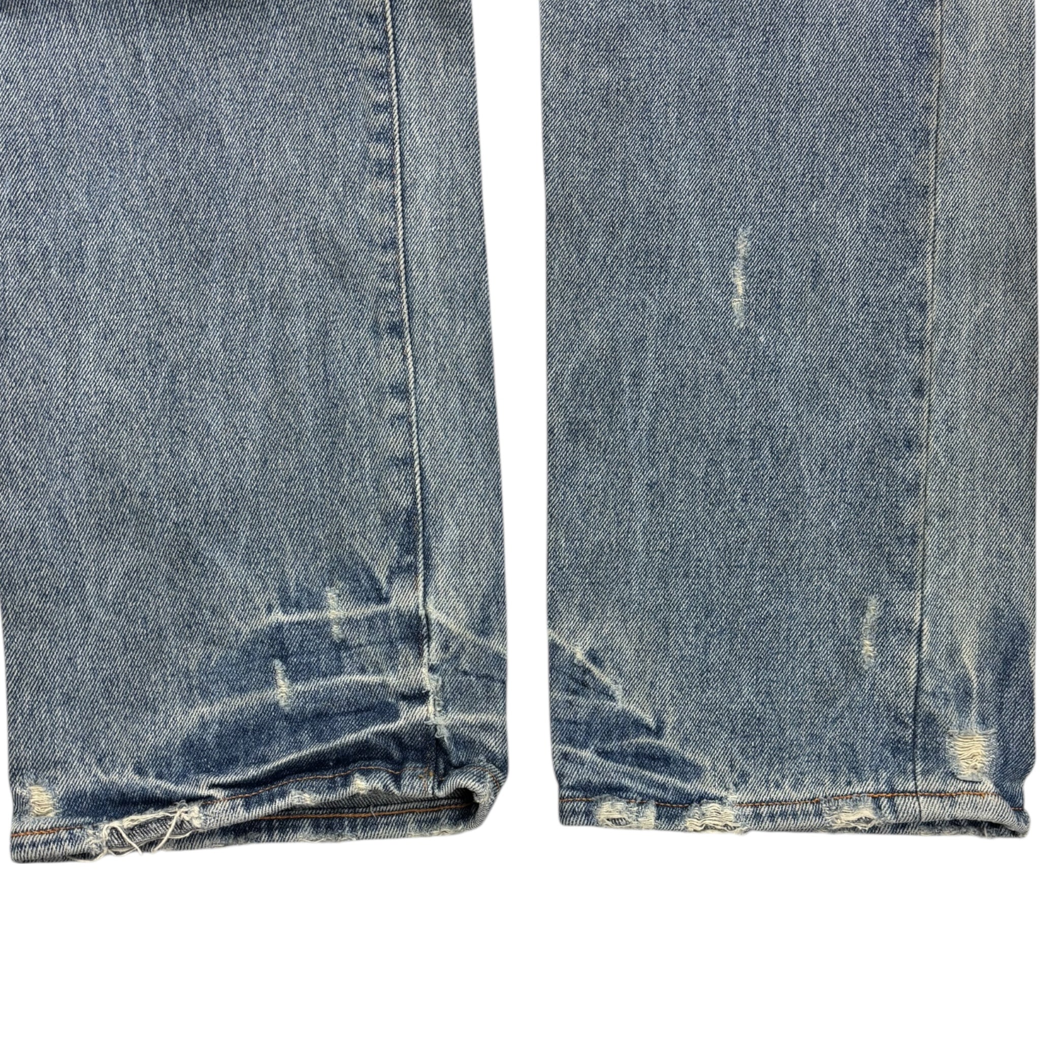 Evisu Genes Straight Cut Light Wash Denim