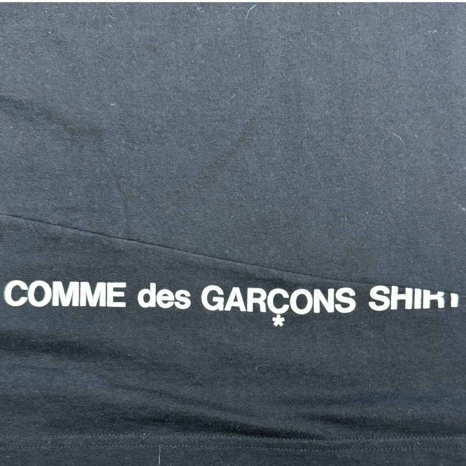 Supreme Comme Des Garçons Split Box Logo Tee Black
